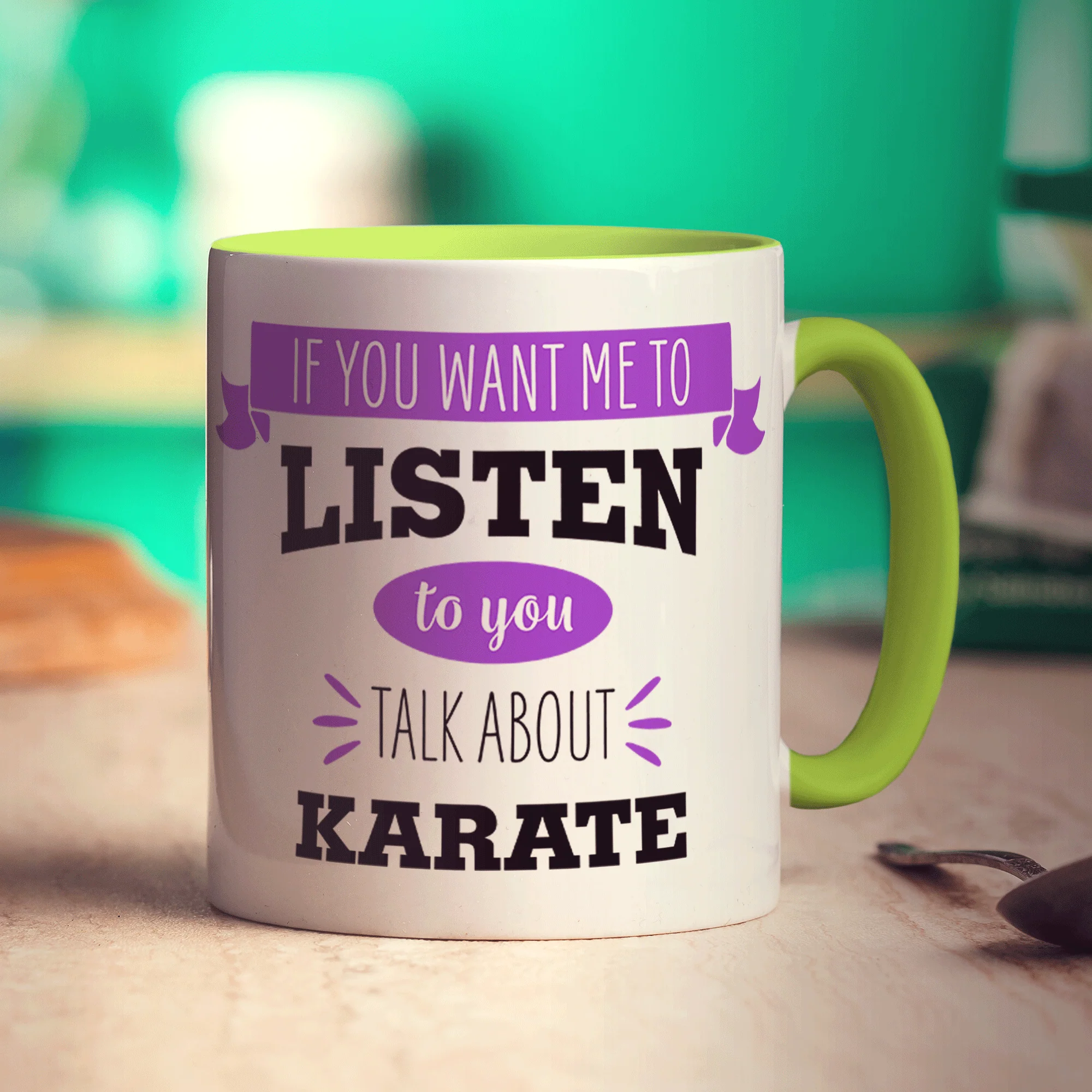 If You Want Me To Listen To You Talk About Karate Mug - Image 5