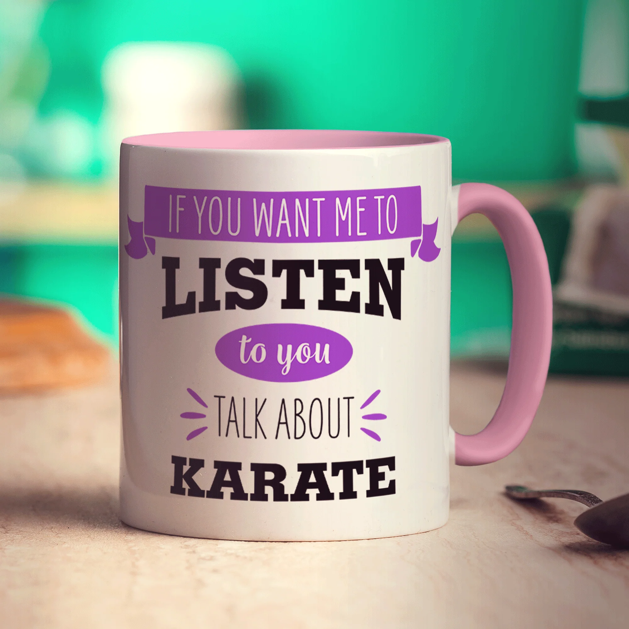 If You Want Me To Listen To You Talk About Karate Mug - Image 7