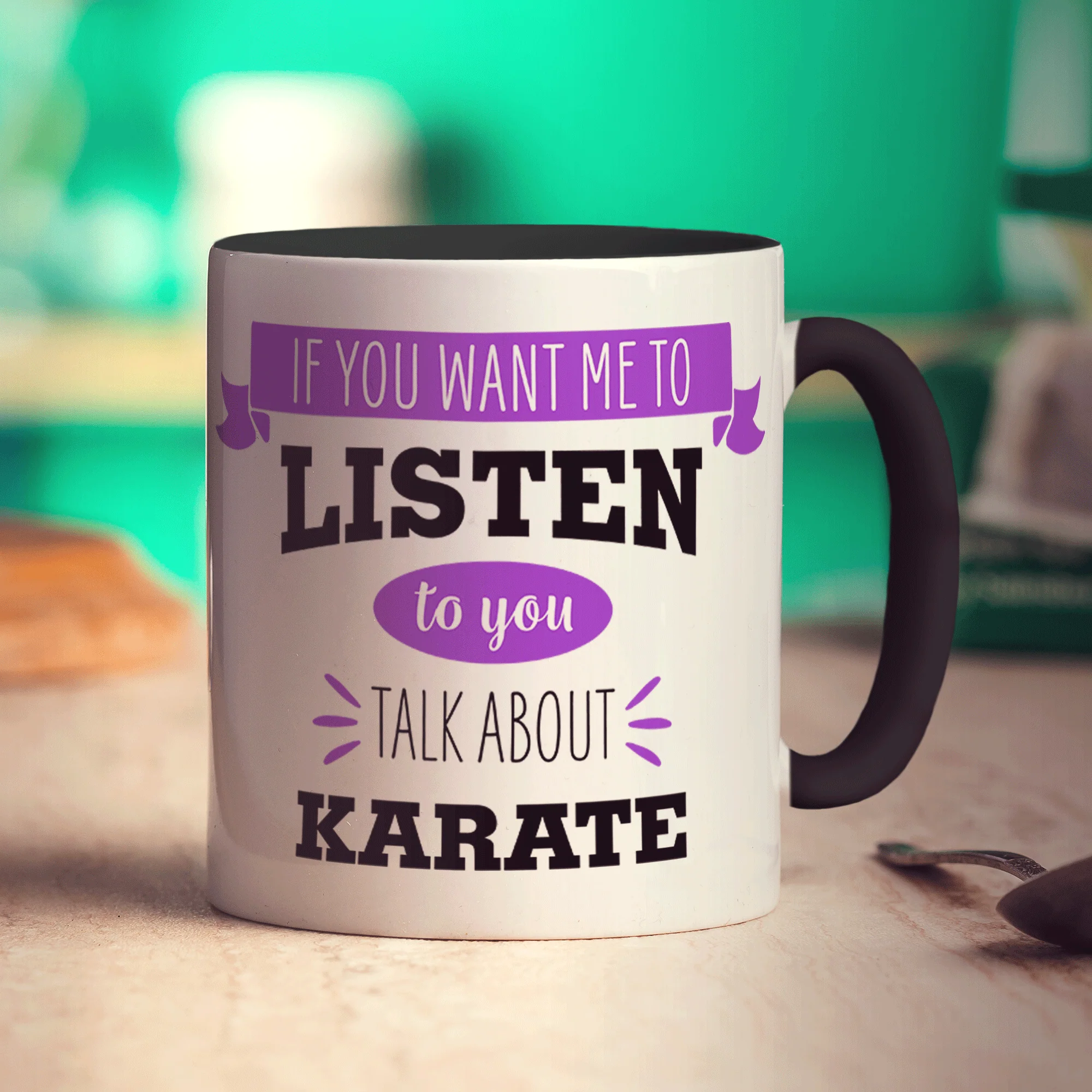 If You Want Me To Listen To You Talk About Karate Mug - Image 8
