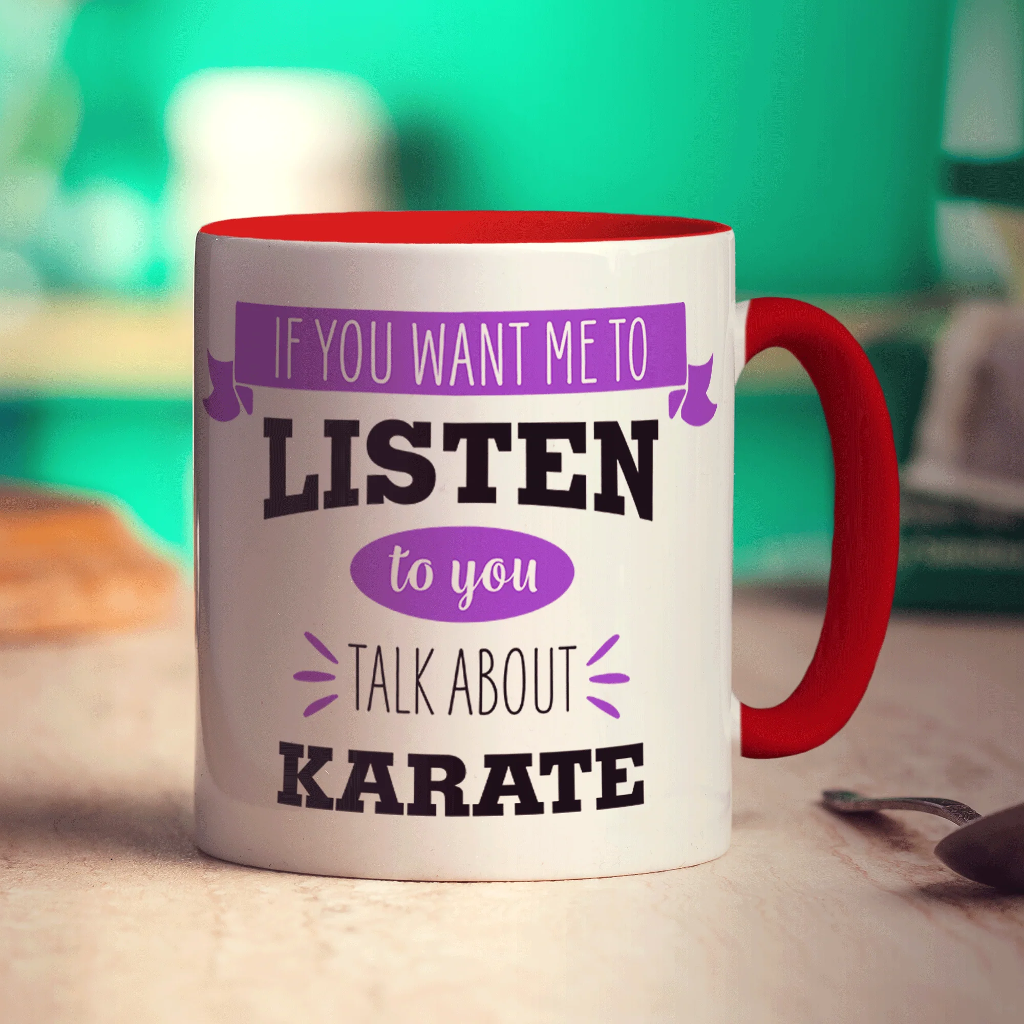 If You Want Me To Listen To You Talk About Karate Mug - Image 9