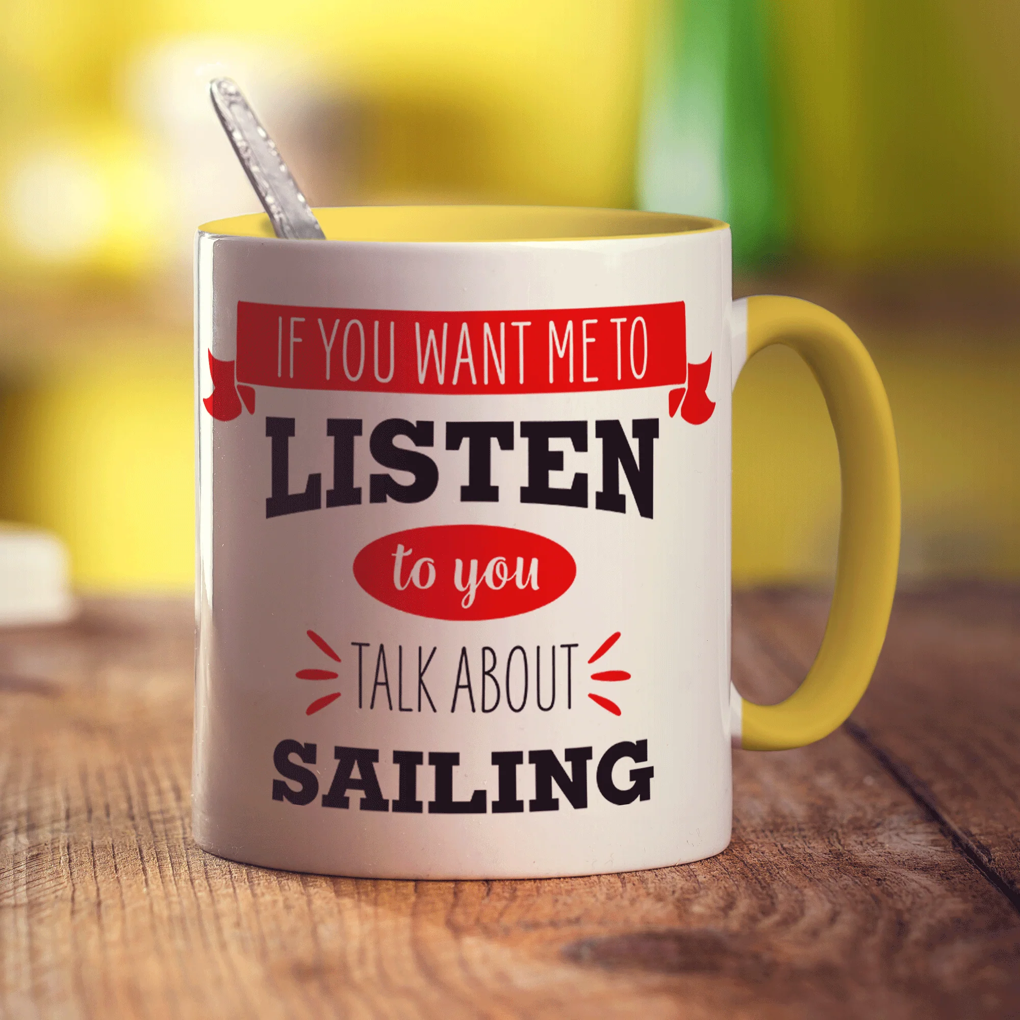If You Want Me To Listen To You Talk About Sailing Mug - Image 3