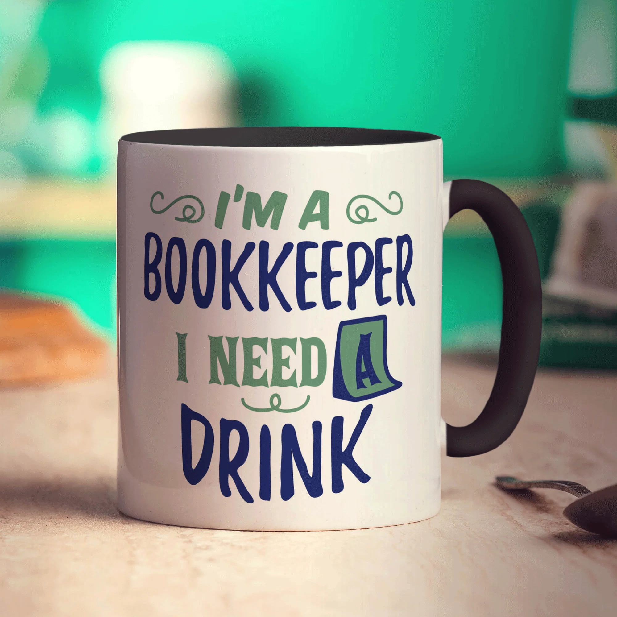 I'm a Bookkeeper I Need a Drink Mug - Image 10