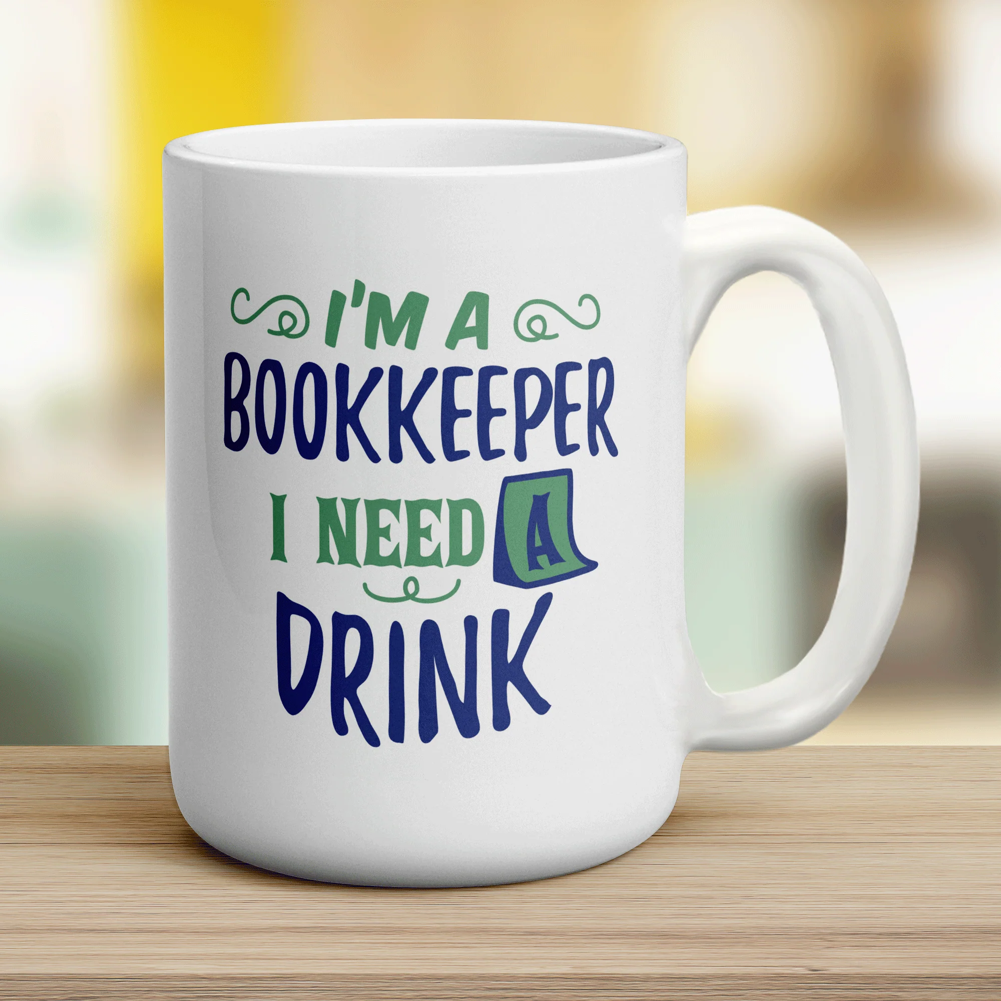 I'm a Bookkeeper I Need a Drink Mug - Image 12