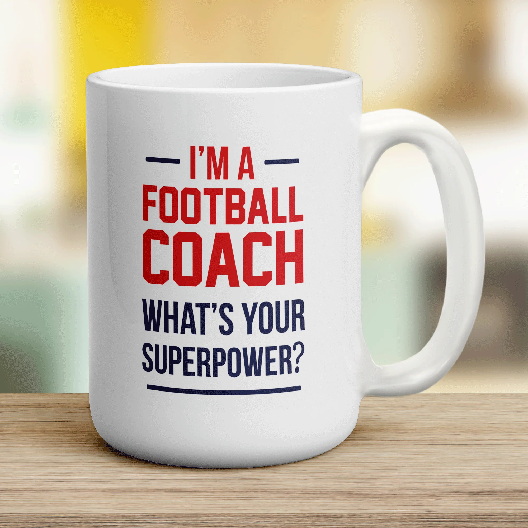I'm a Football Coach What is Your Superpower Mug - Image 12