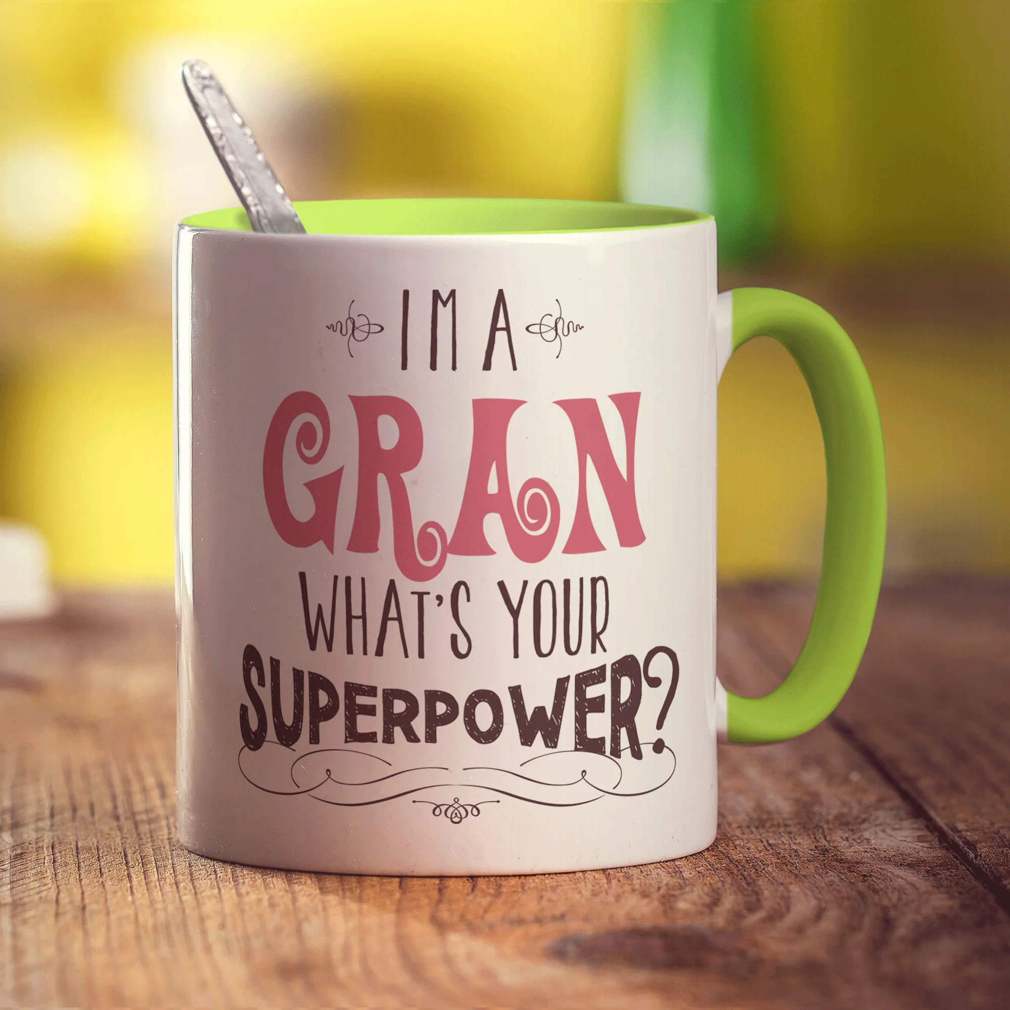 I'm a Gran What's Your Super Power Mug - Image 7
