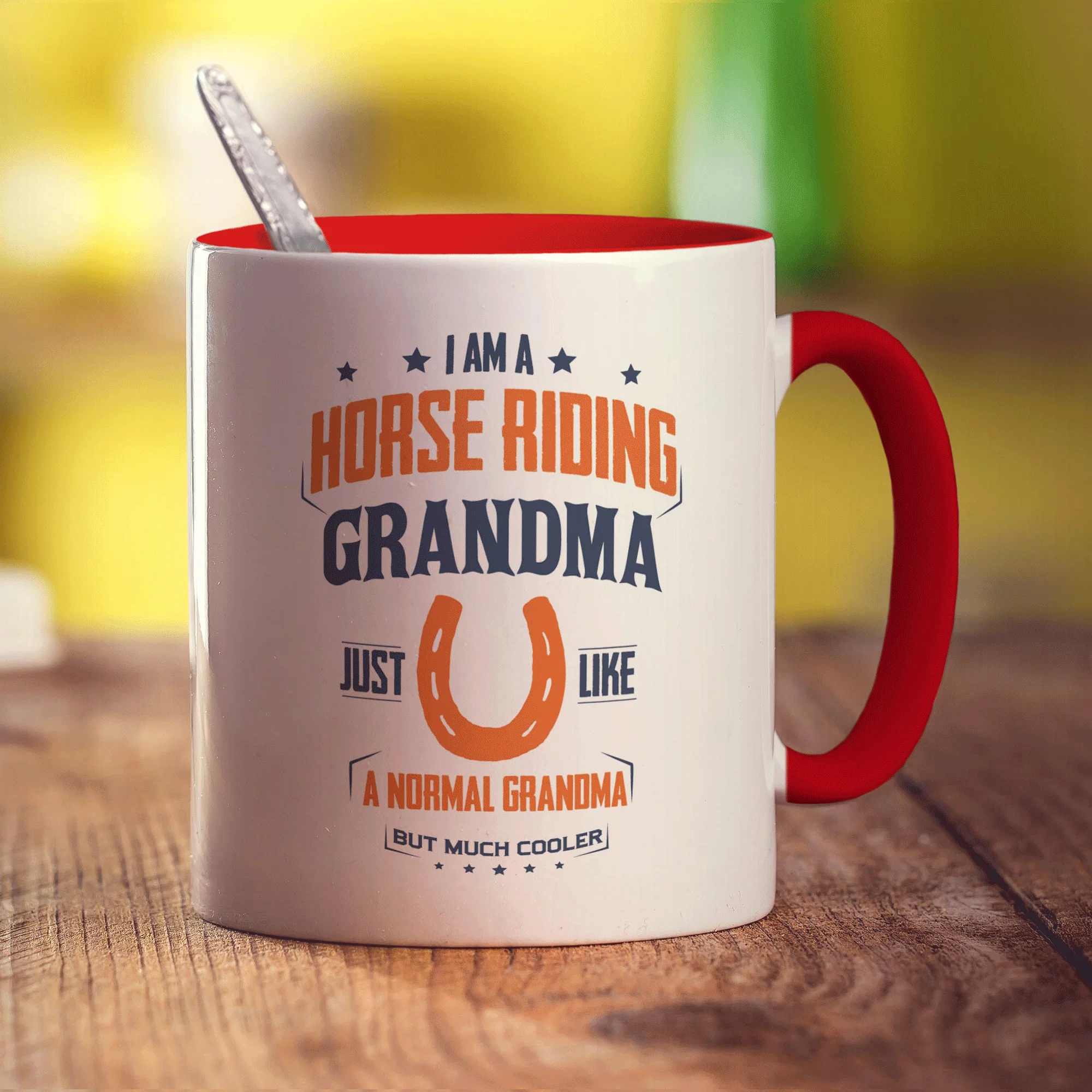 I'm A Horse Riding Grandma Just Like A Normal Grandma But Much Cooler Mug - Image 11