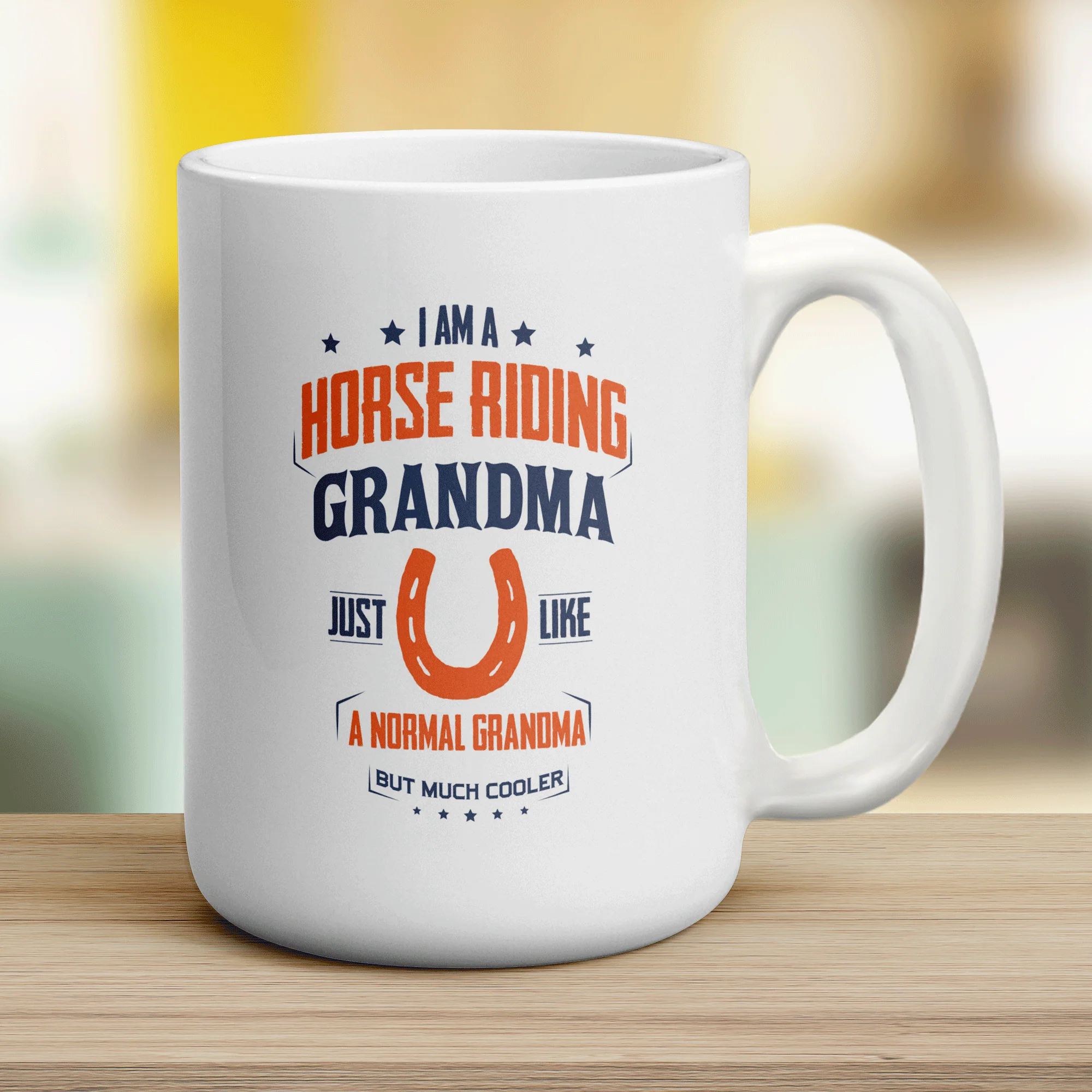 I'm A Horse Riding Grandma Just Like A Normal Grandma But Much Cooler Mug - Image 12