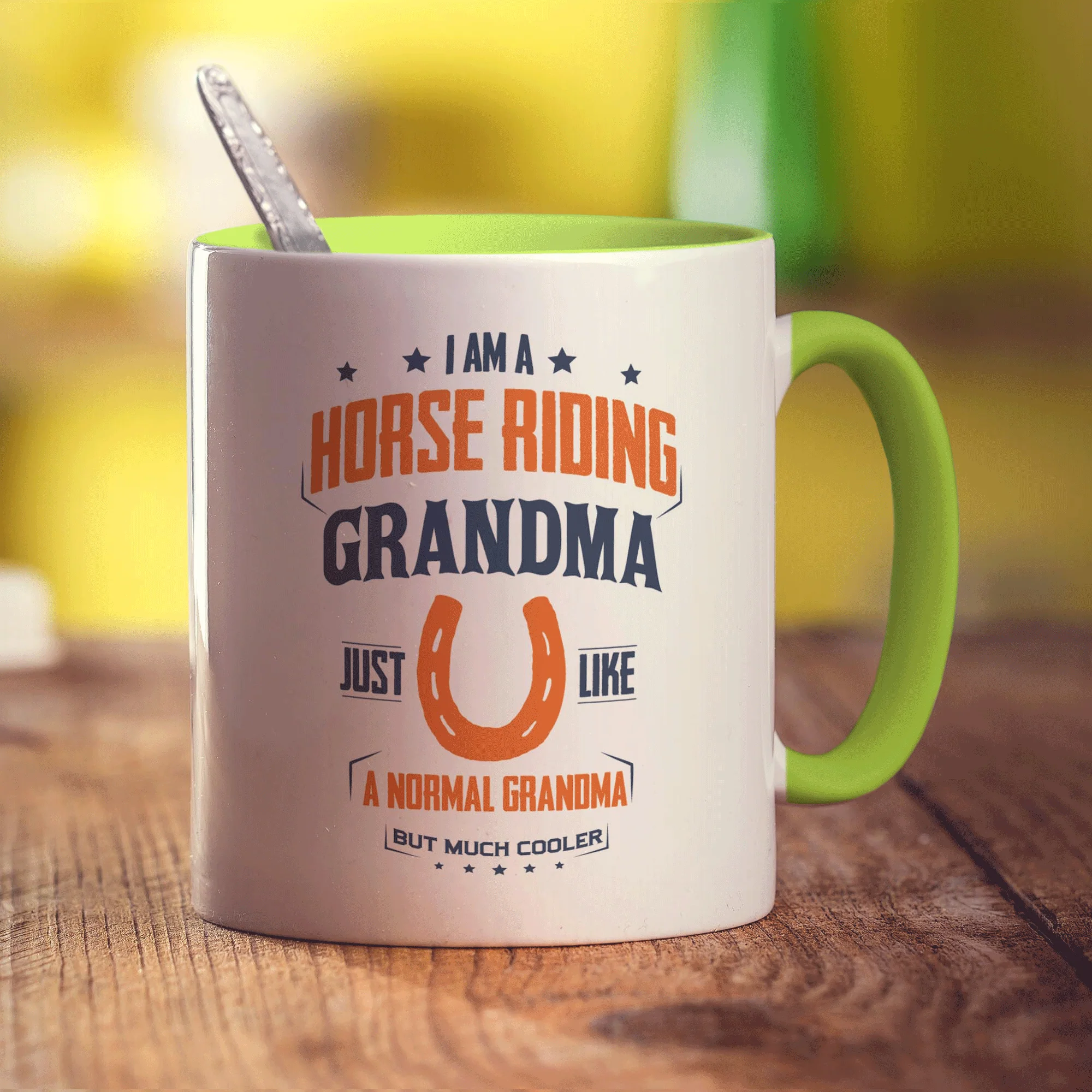 I'm A Horse Riding Grandma Just Like A Normal Grandma But Much Cooler Mug - Image 7