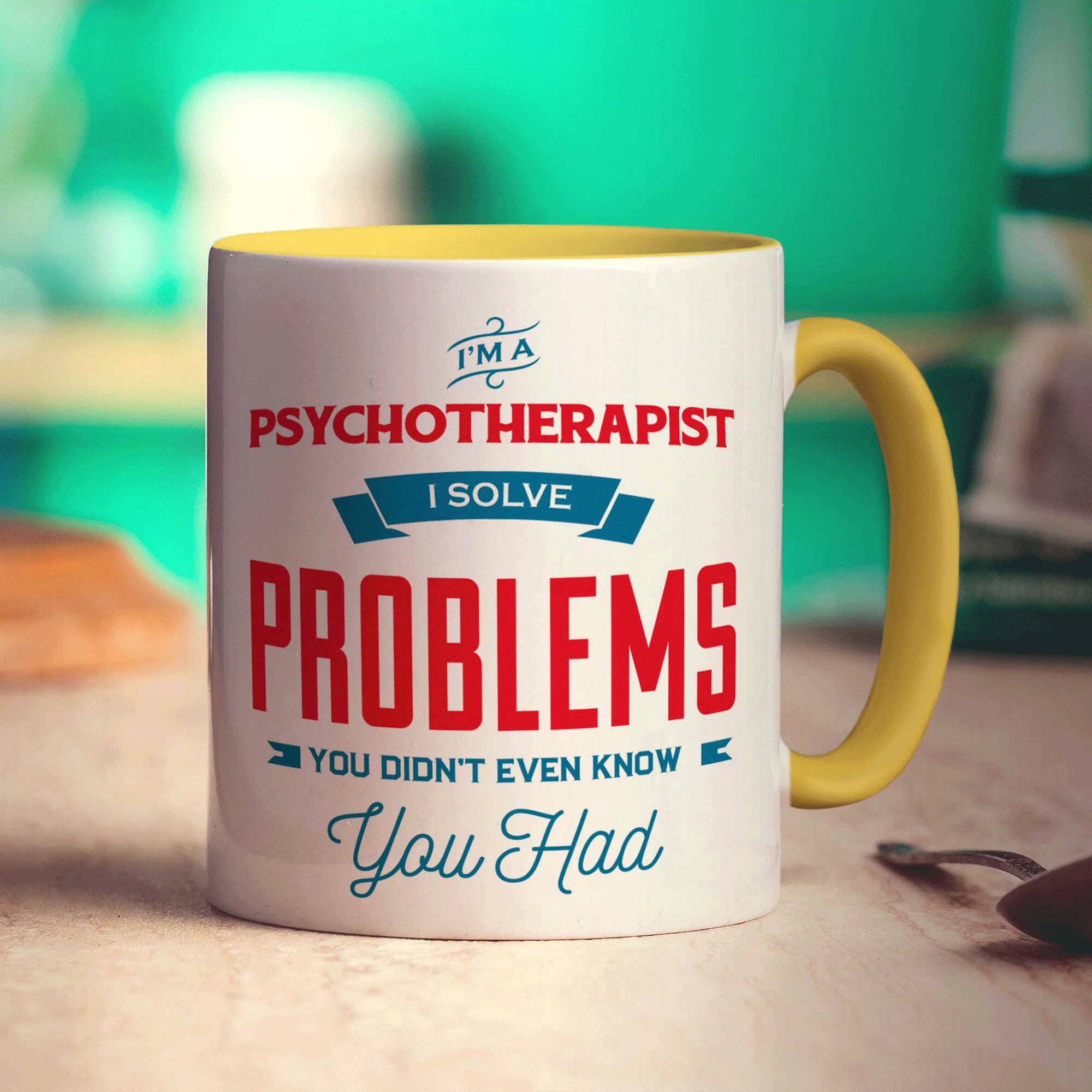 I'm a Psychotherapist I Solve Problems You Didn't Even Know You Had Mug - Image 5