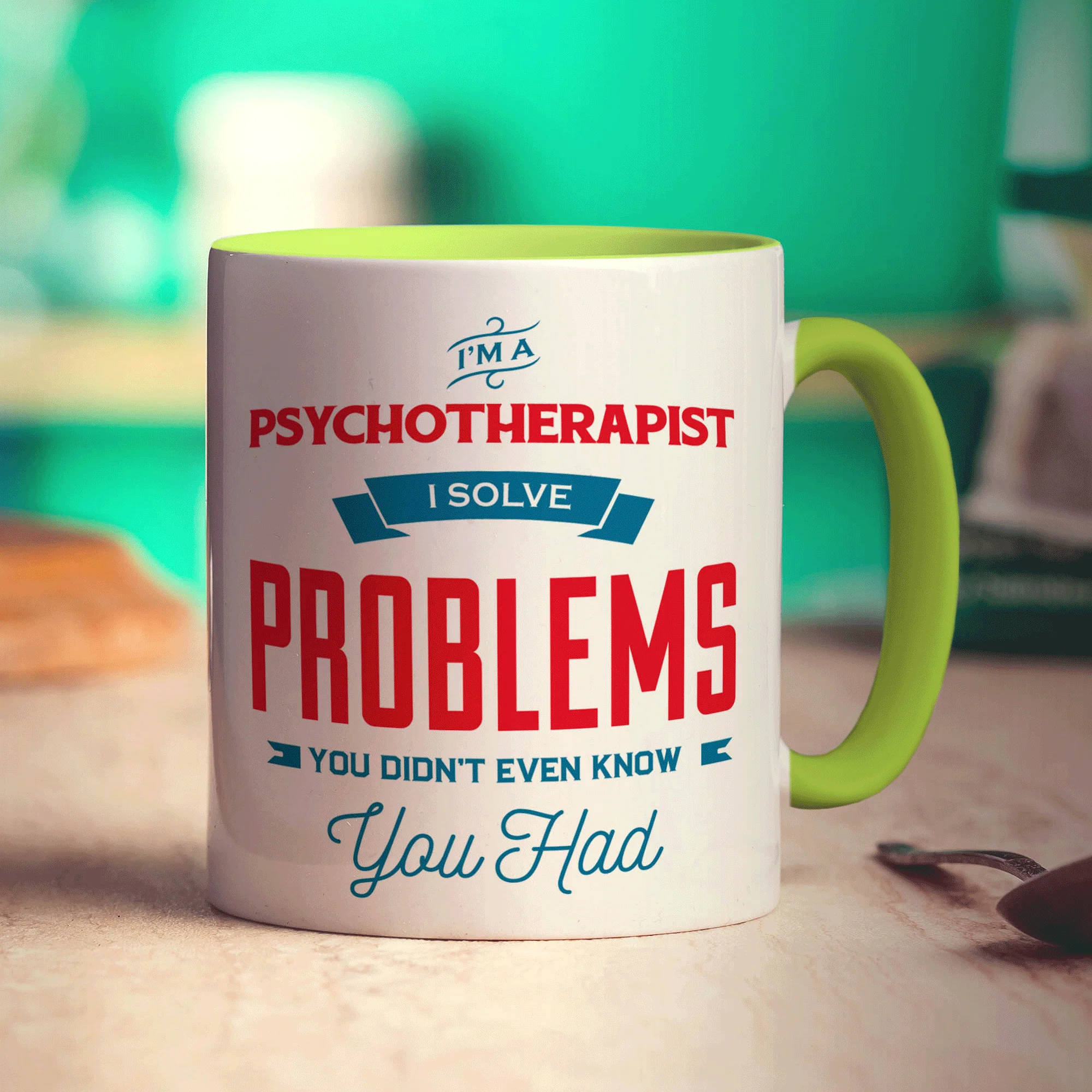 I'm a Psychotherapist I Solve Problems You Didn't Even Know You Had Mug - Image 7
