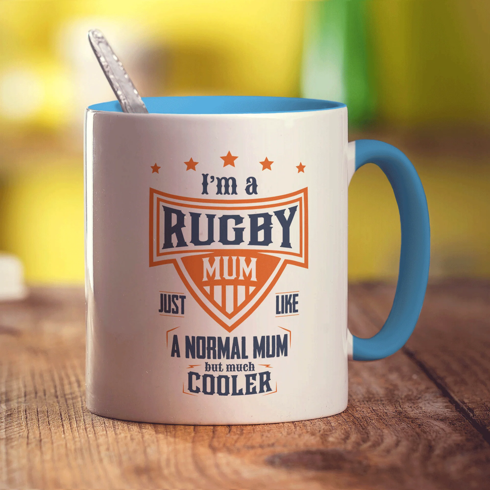 I'm a Rugby Mum Just Like a Normal Mum but Much Cooler Mug - Image 8