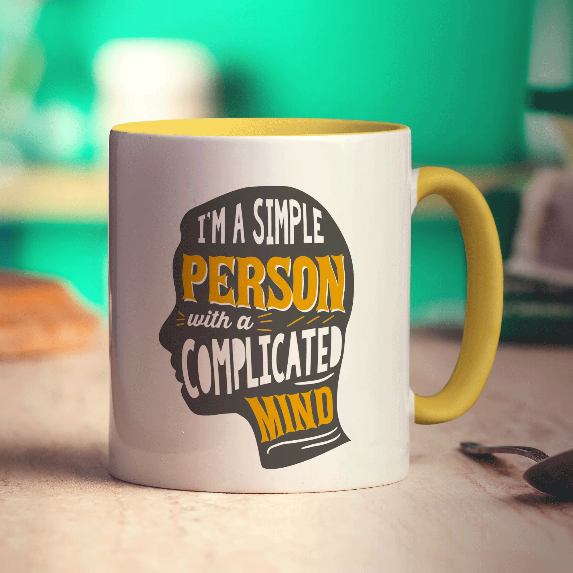 I'm a Simple Person with a Complicated Mind Mug - Image 5