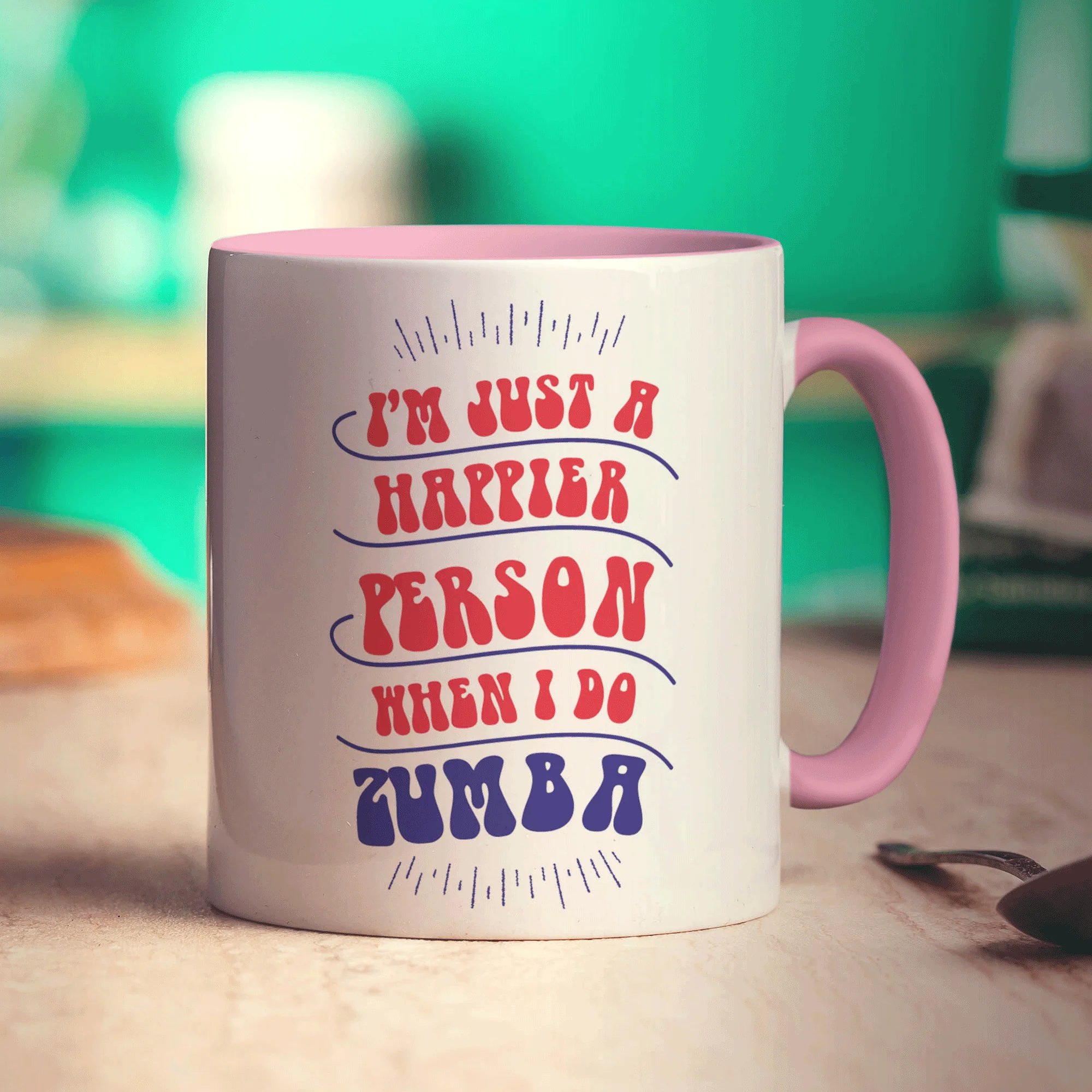 I'm Just a Happier Person When I Do Zumba Mug - Image 9