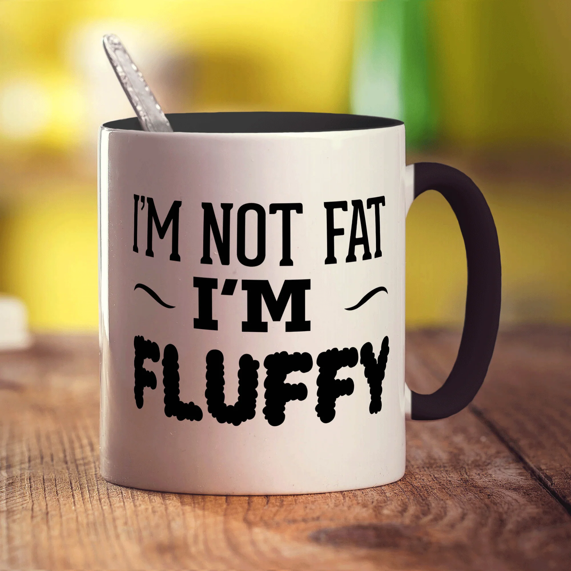 I'm Not Fat, I'm Fluffy Mug - Image 10