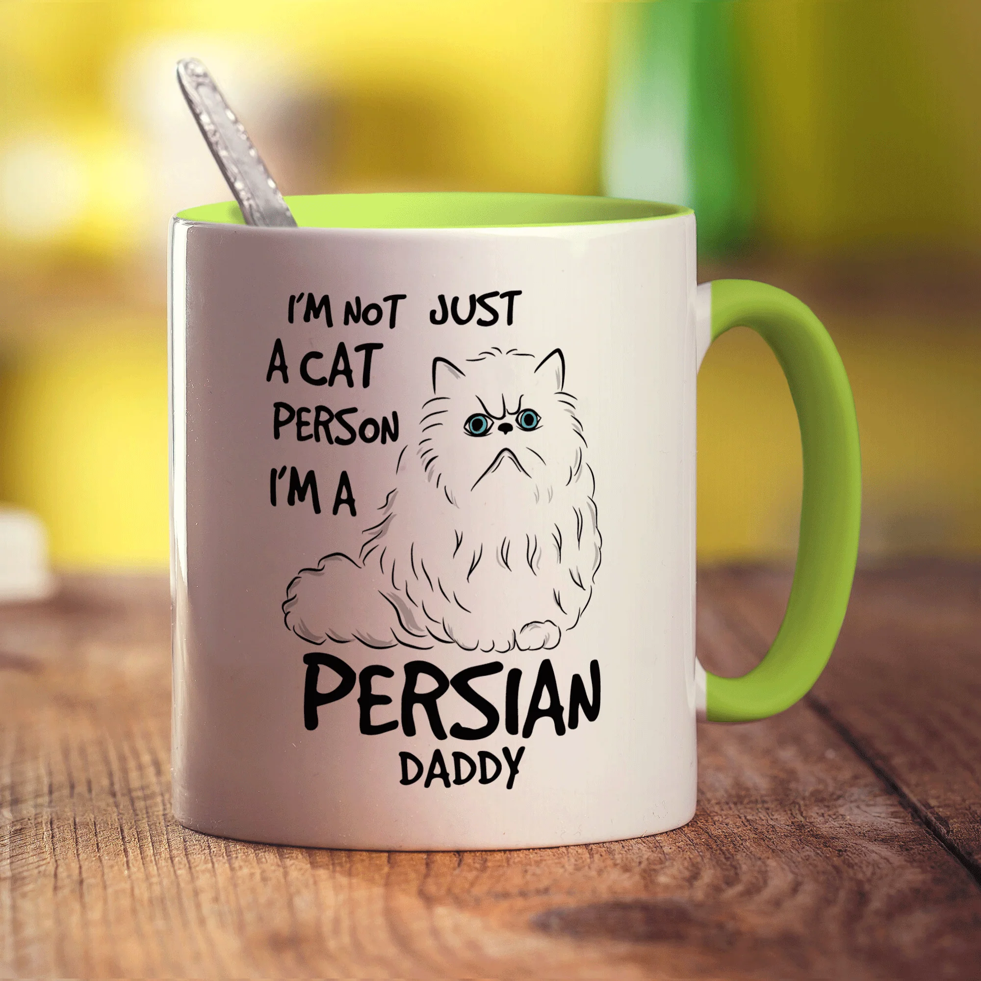 I'm Not Just A Cat Person I'm A Persian Daddy Mug - Image 7