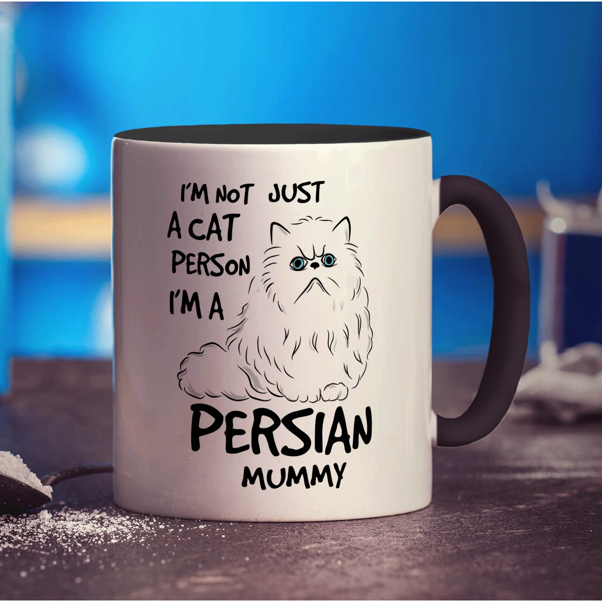 I'm Not Just A Cat Person I'm a Persian Mummy Mug - Image 10