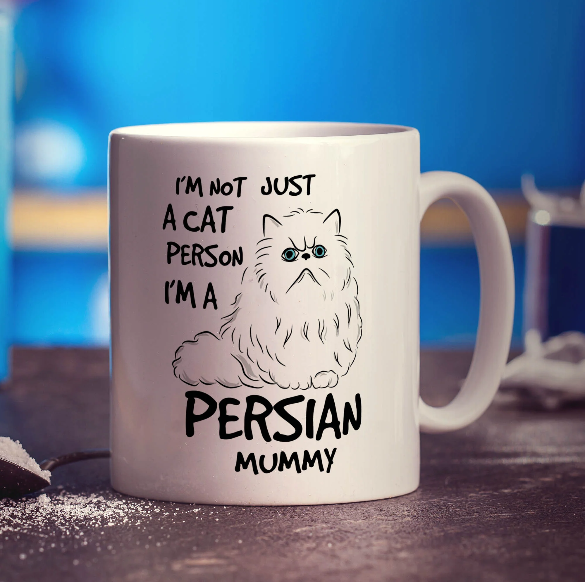 I'm Not Just A Cat Person I'm a Persian Mummy Mug - Image 3