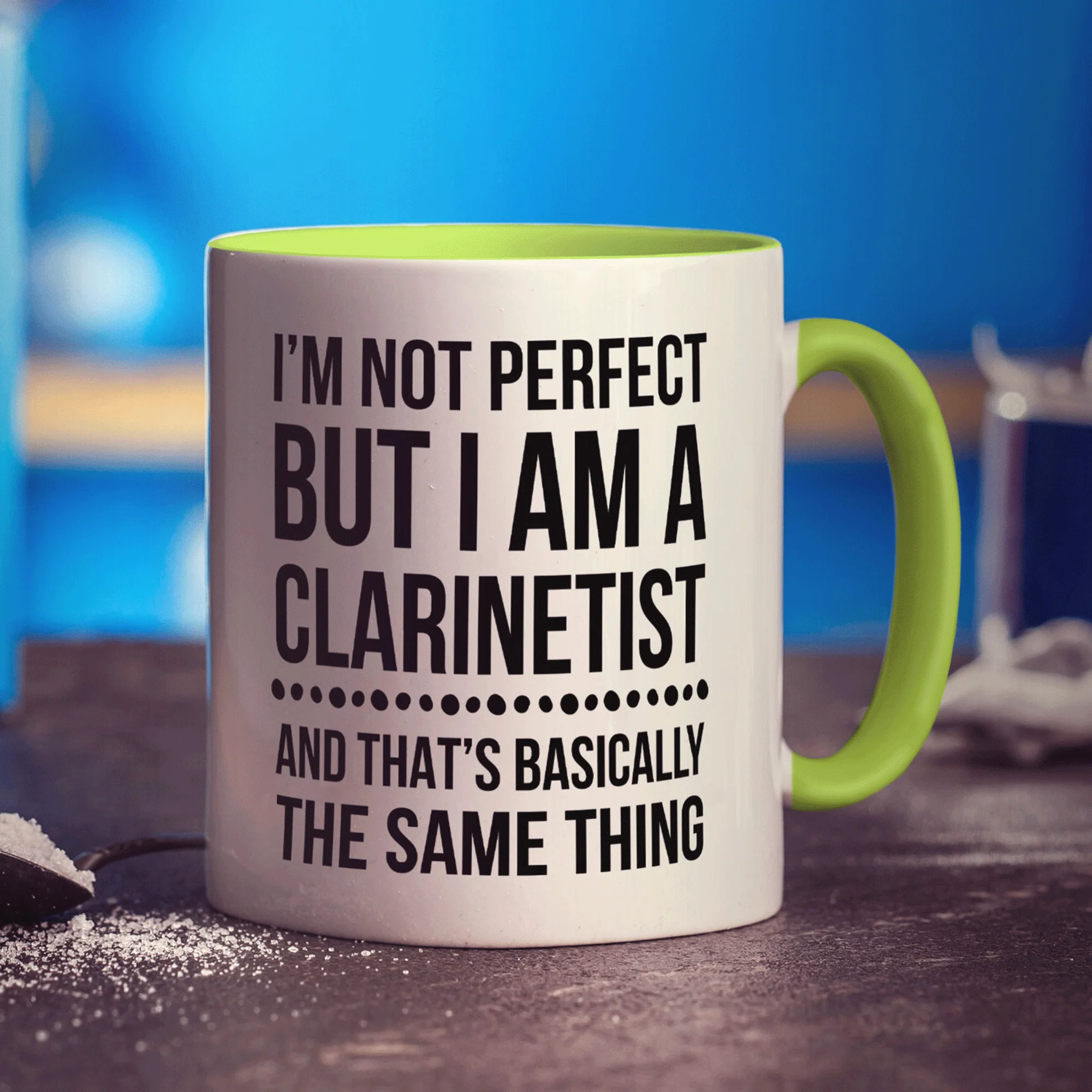 I'm not Perfect but I am a Clarinetist Mug - Image 9