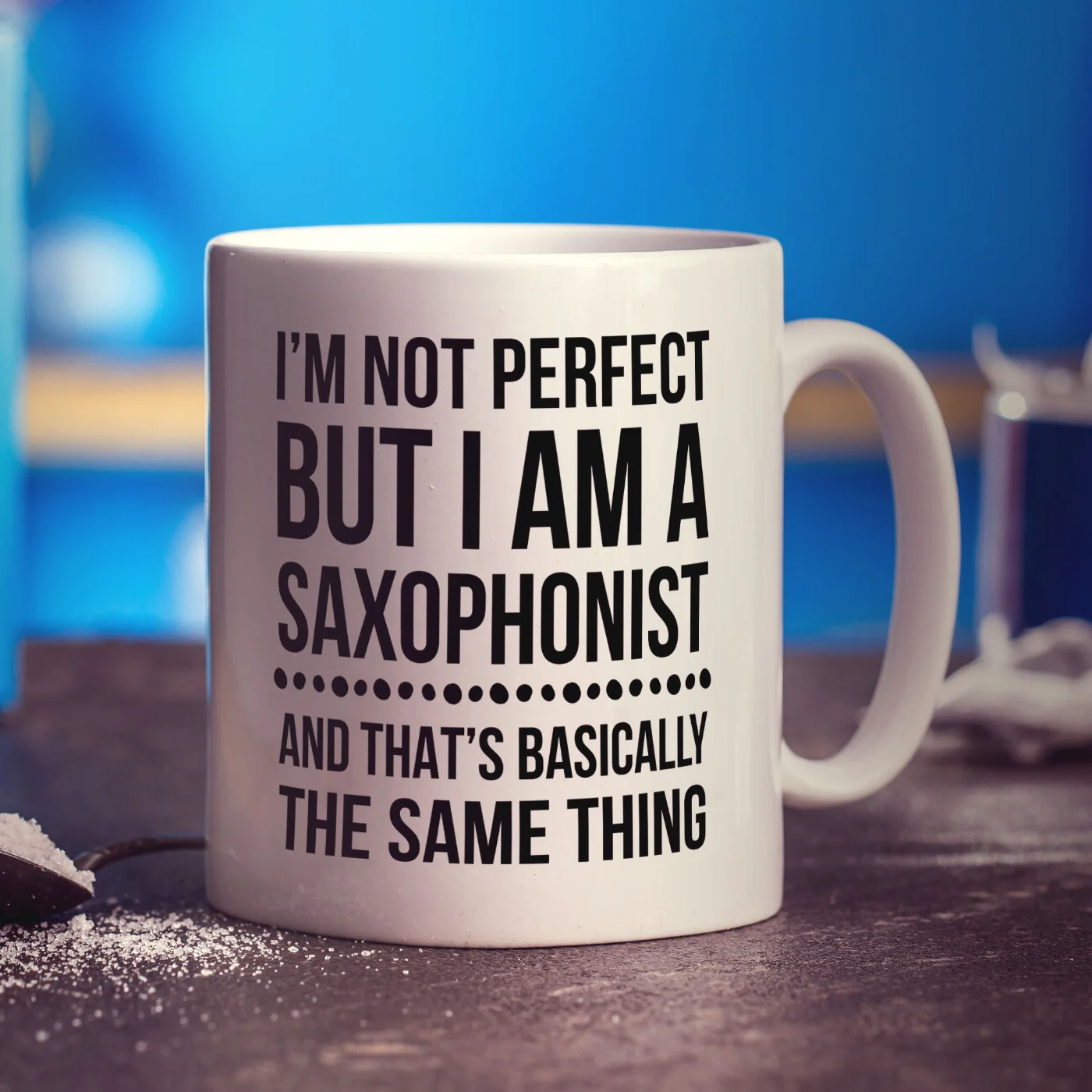 I'm not Perfect but I am a Saxophonist Mug - Image 4