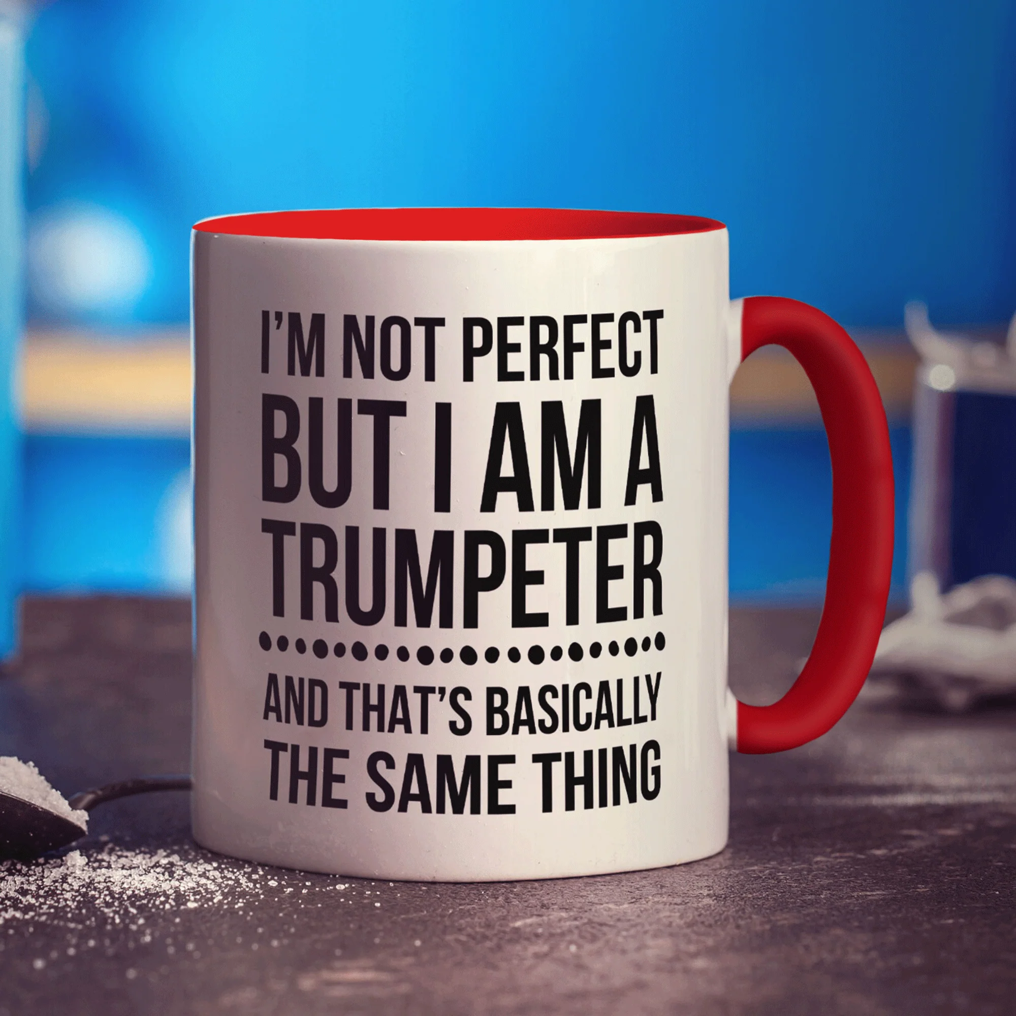 I'm not Perfect but I am a Trumpeter Mug - Image 13