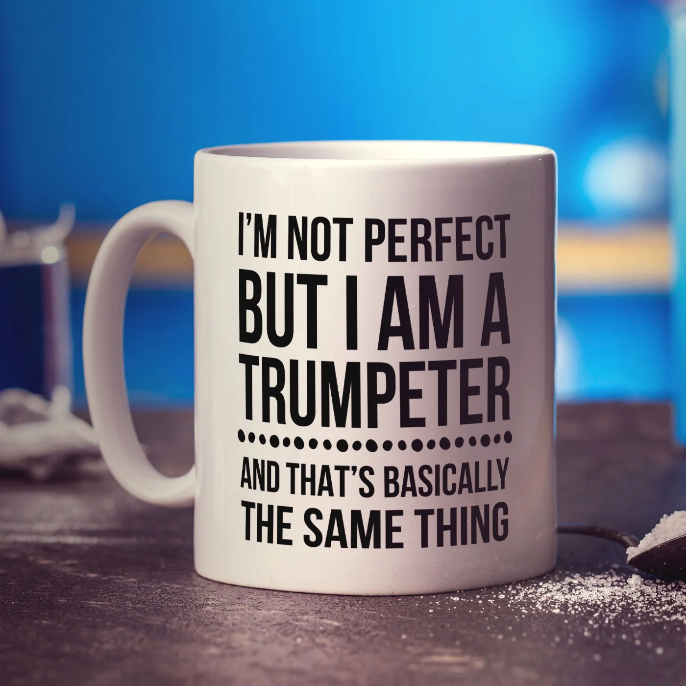 I'm not Perfect but I am a Trumpeter Mug - Image 3