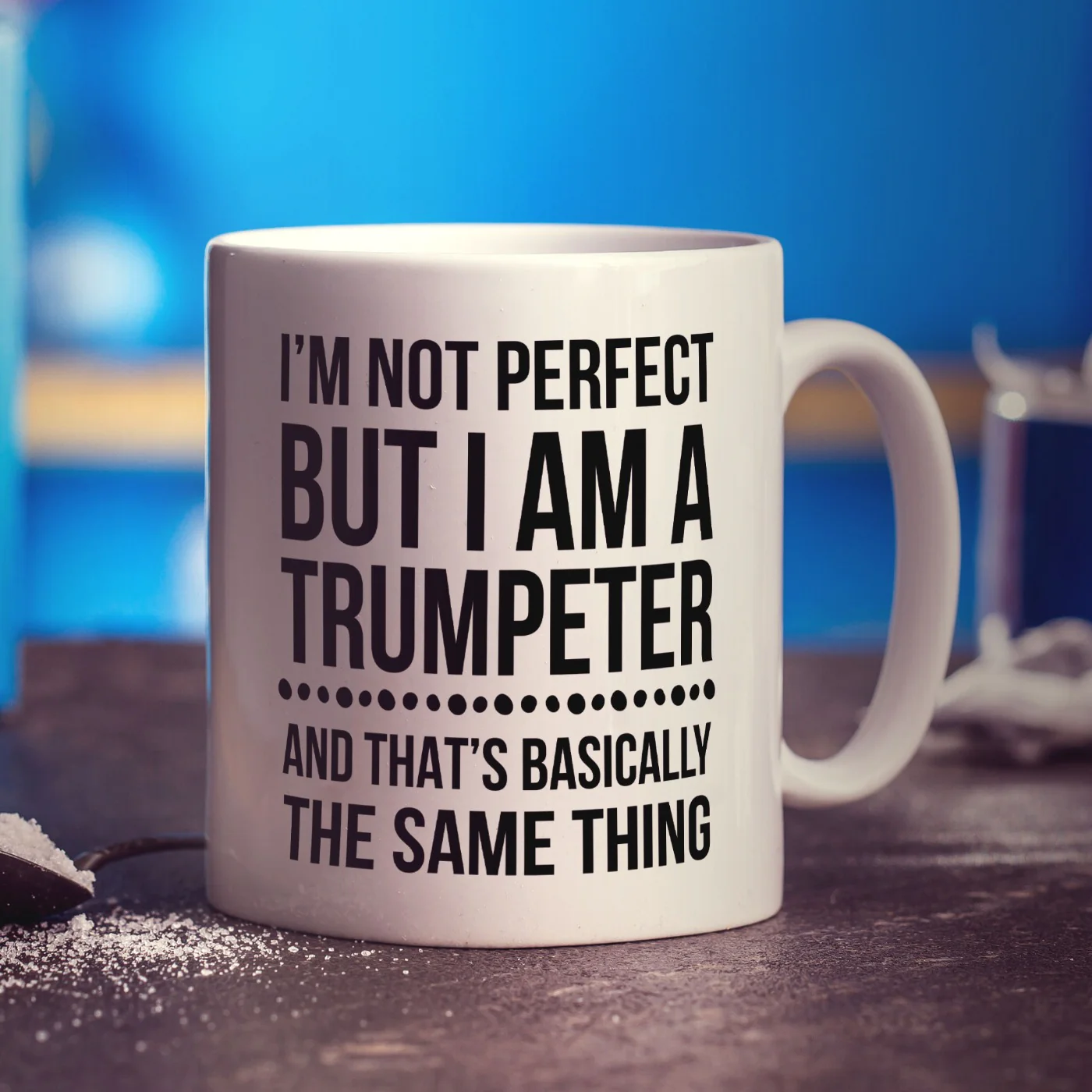 I'm not Perfect but I am a Trumpeter Mug - Image 4