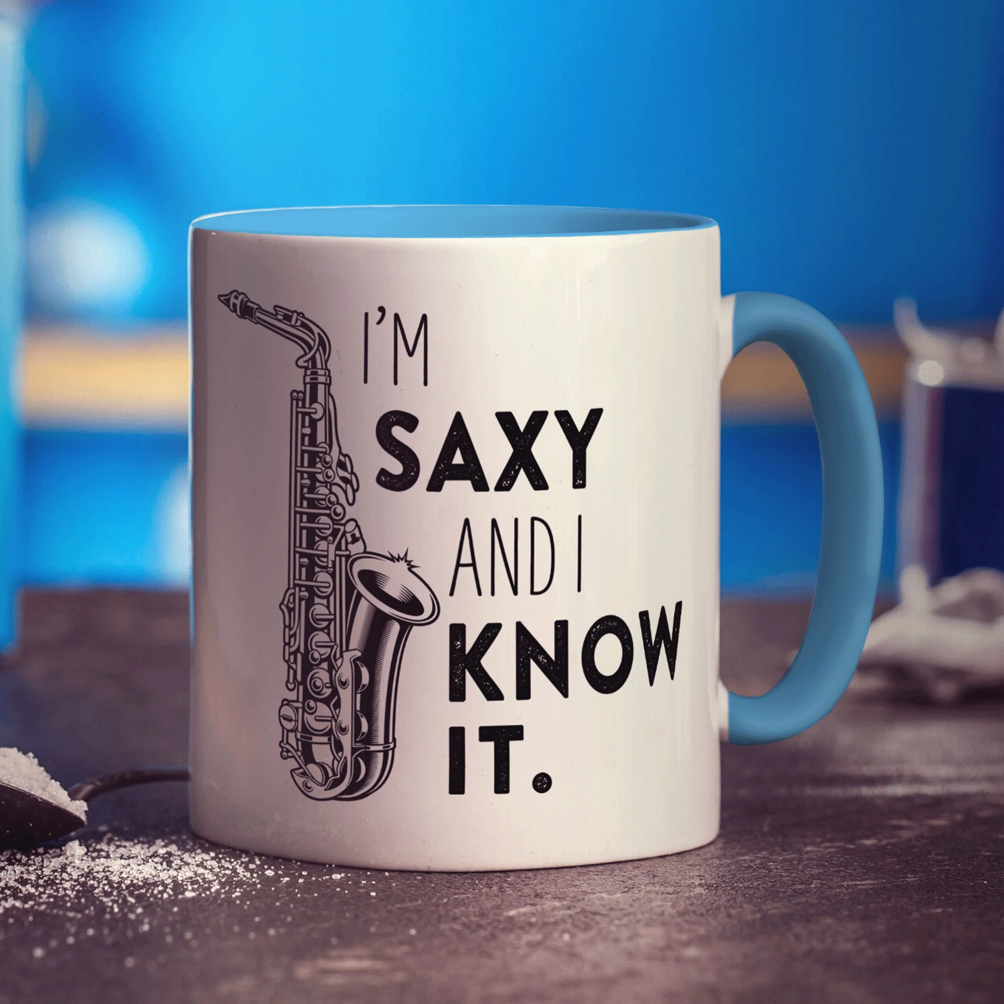 I'm Saxy and I Know it Mug - Image 10