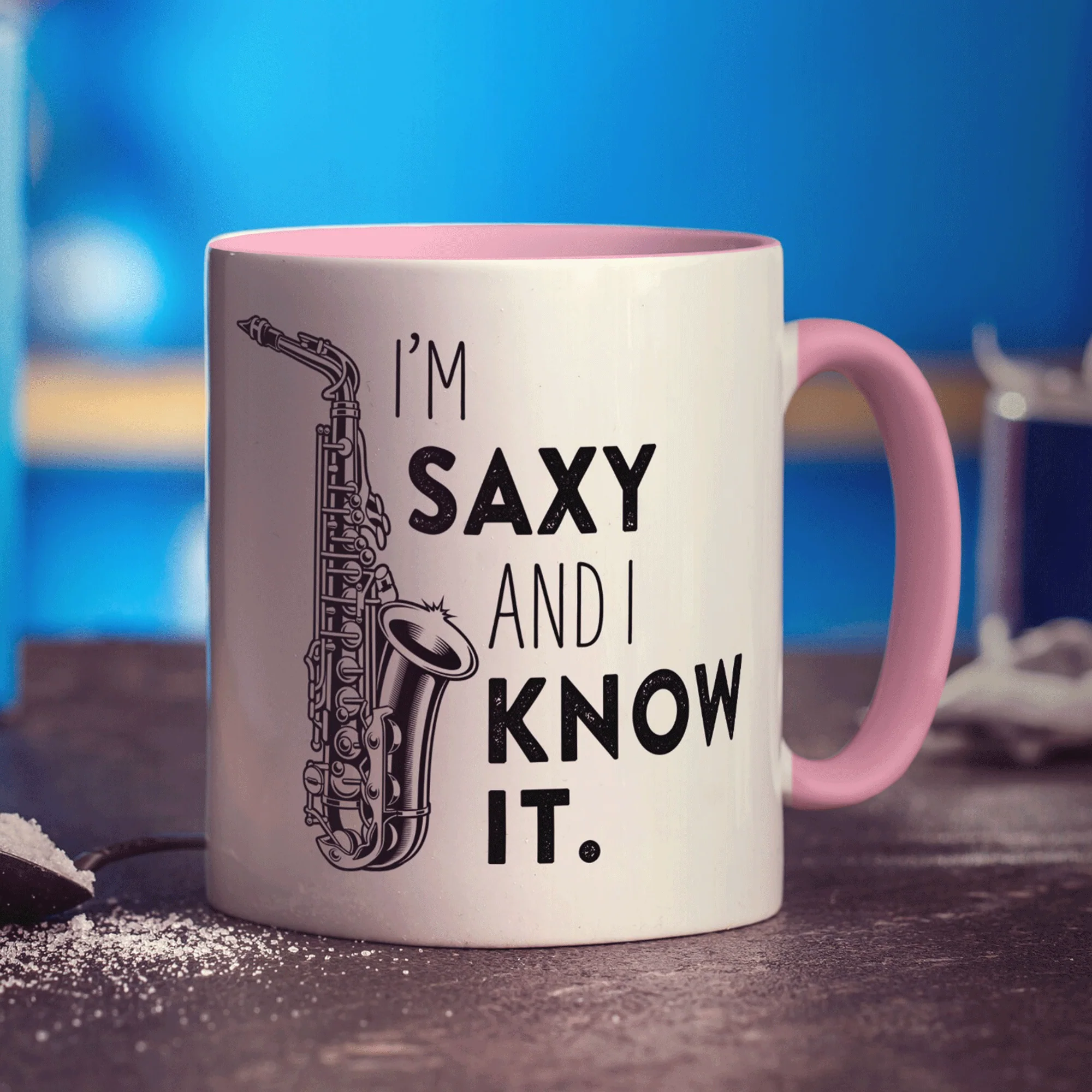 I'm Saxy and I Know it Mug - Image 11