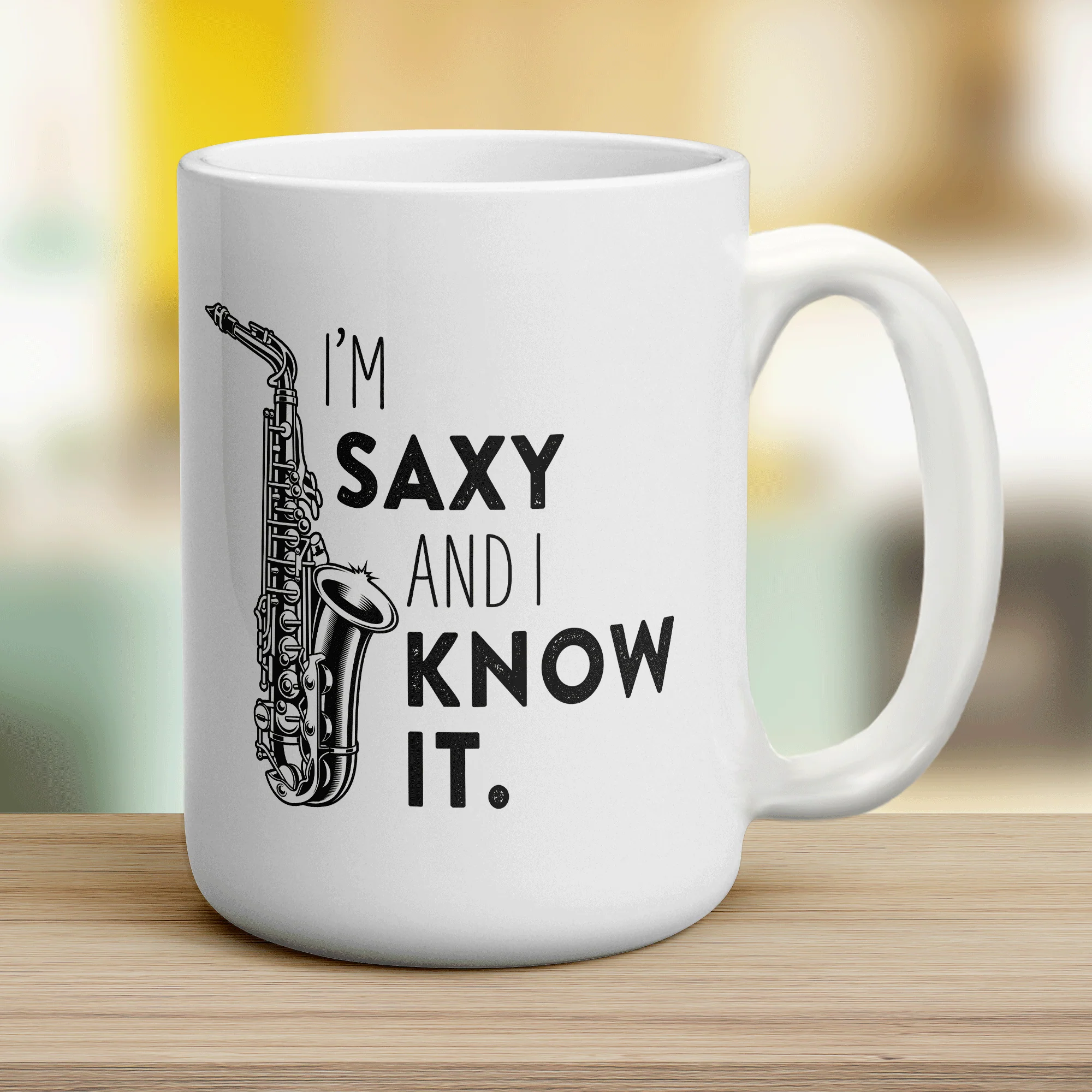 I'm Saxy and I Know it Mug - Image 14