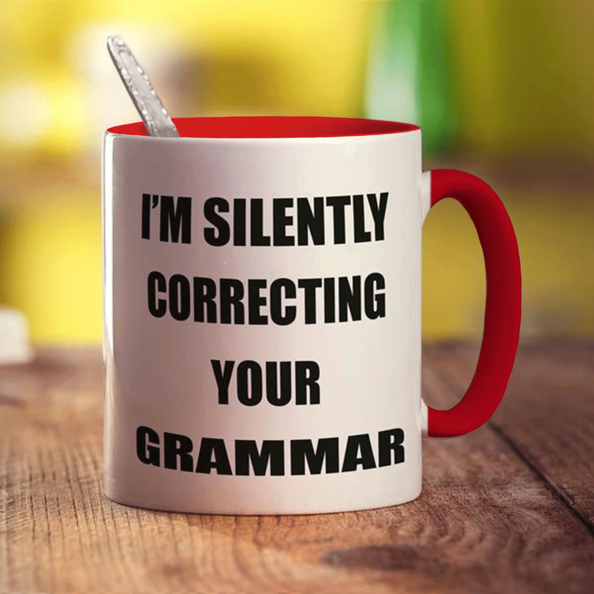 I'm Silently Correcting Your Grammar Mug - Image 11