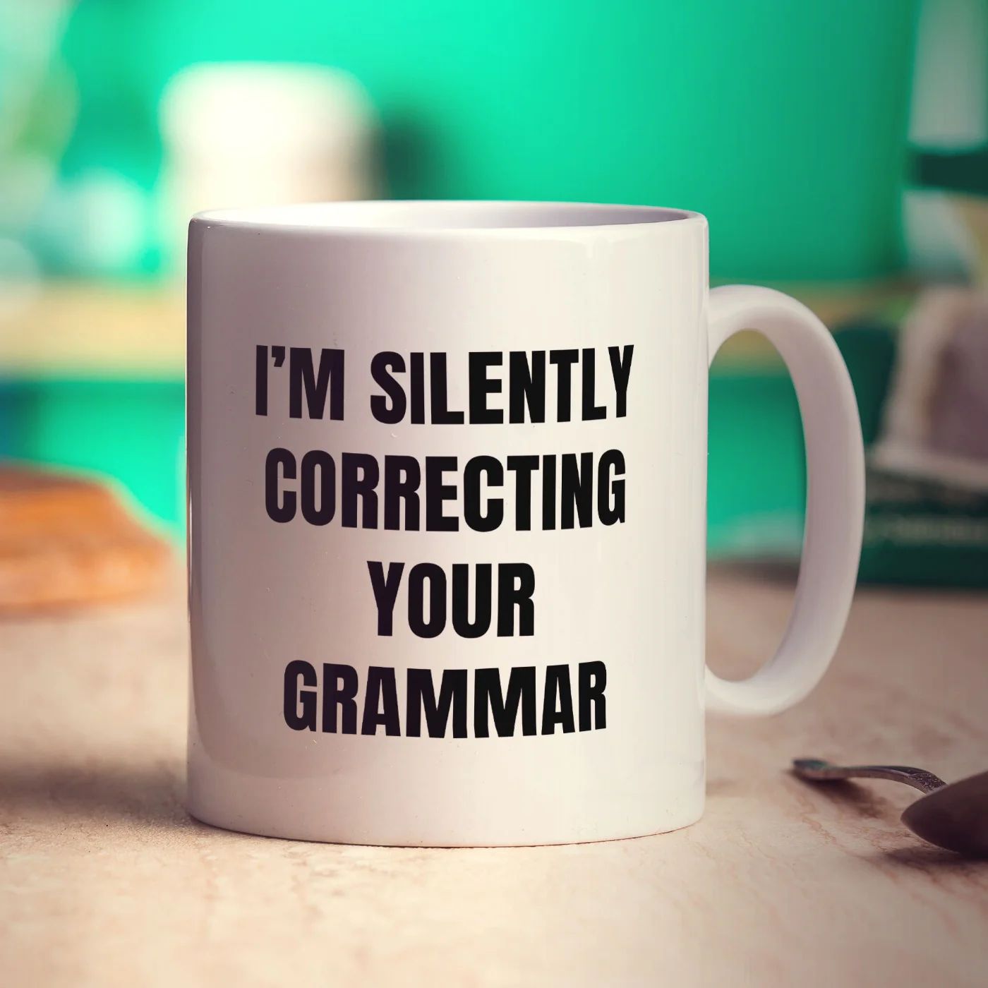 I'm Silently Correcting Your Grammar Mug - Image 3