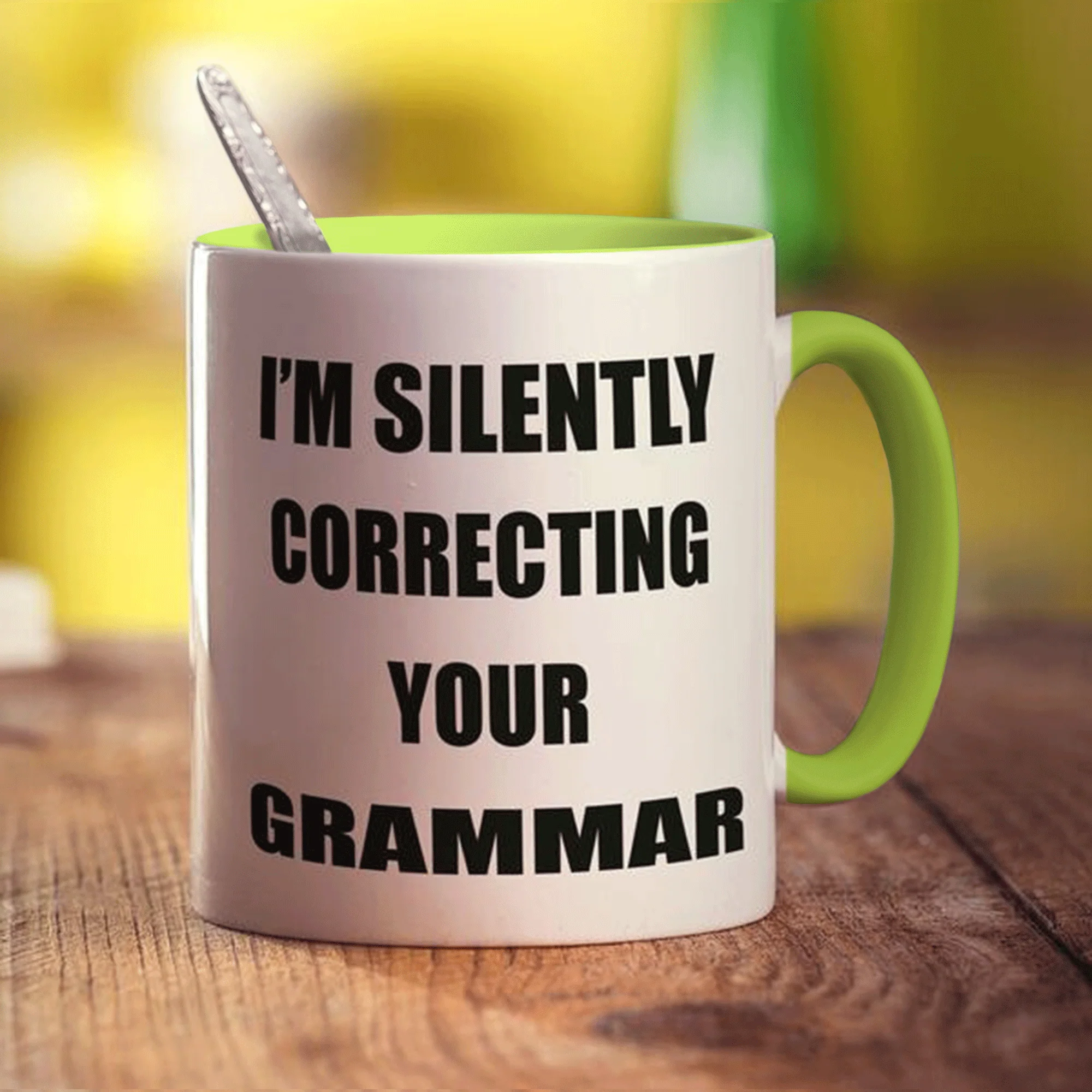 I'm Silently Correcting Your Grammar Mug - Image 7