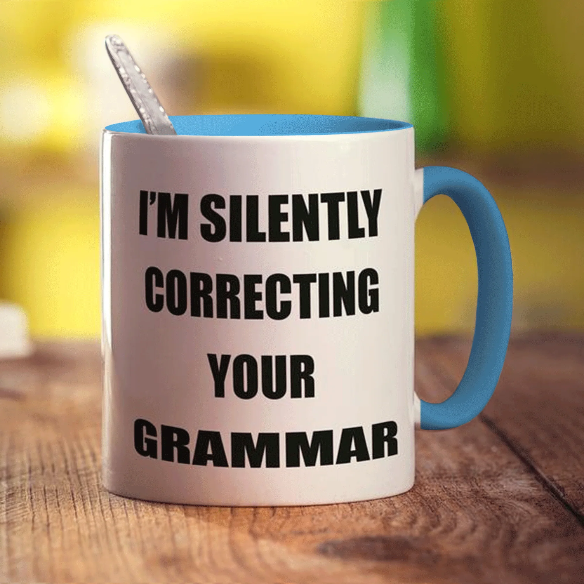 I'm Silently Correcting Your Grammar Mug - Image 8
