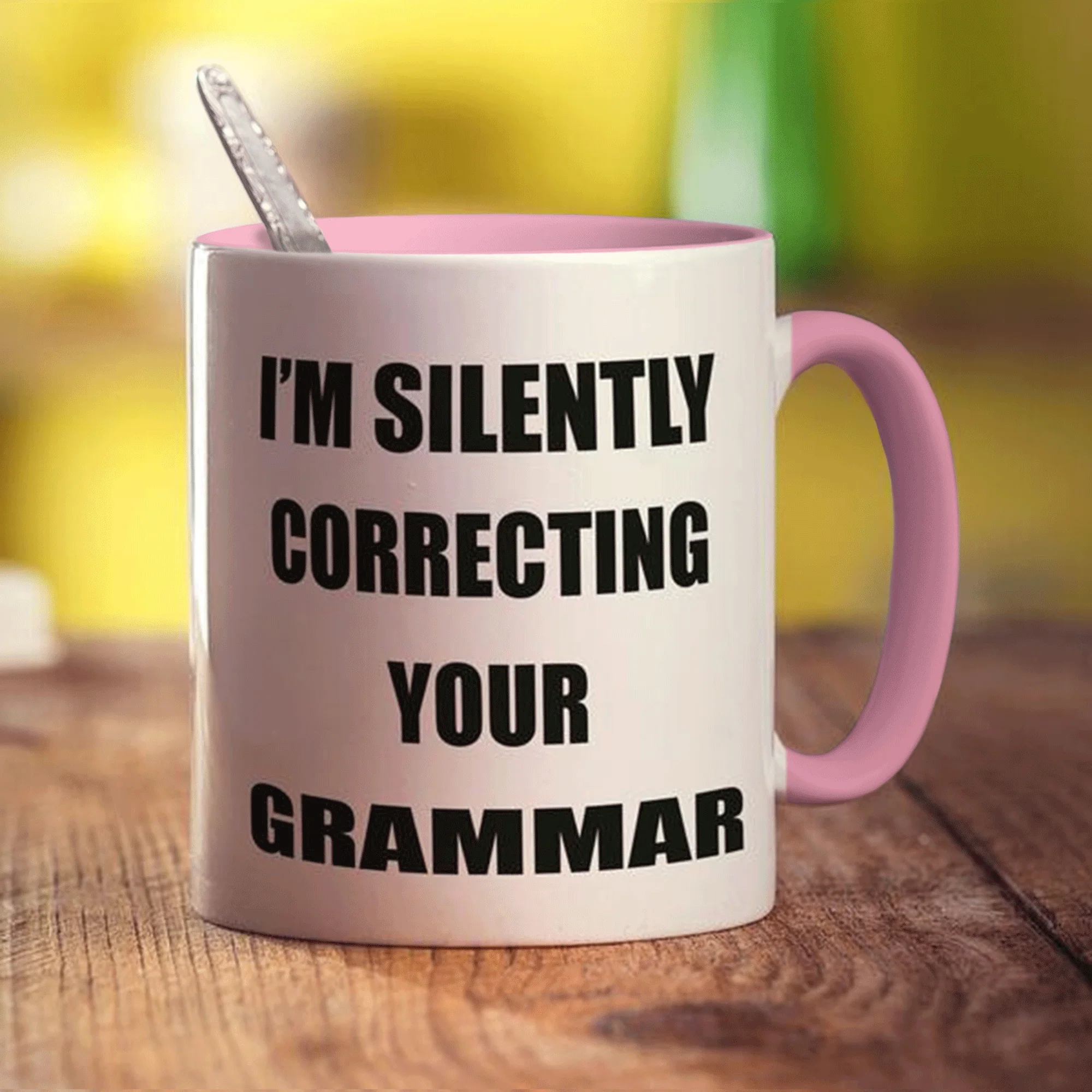 I'm Silently Correcting Your Grammar Mug - Image 9