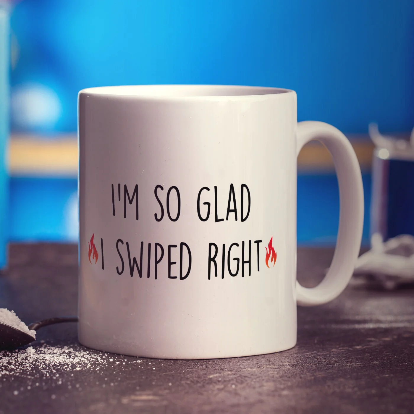 I'm so Glad I Swiped Right Mug - Image 4