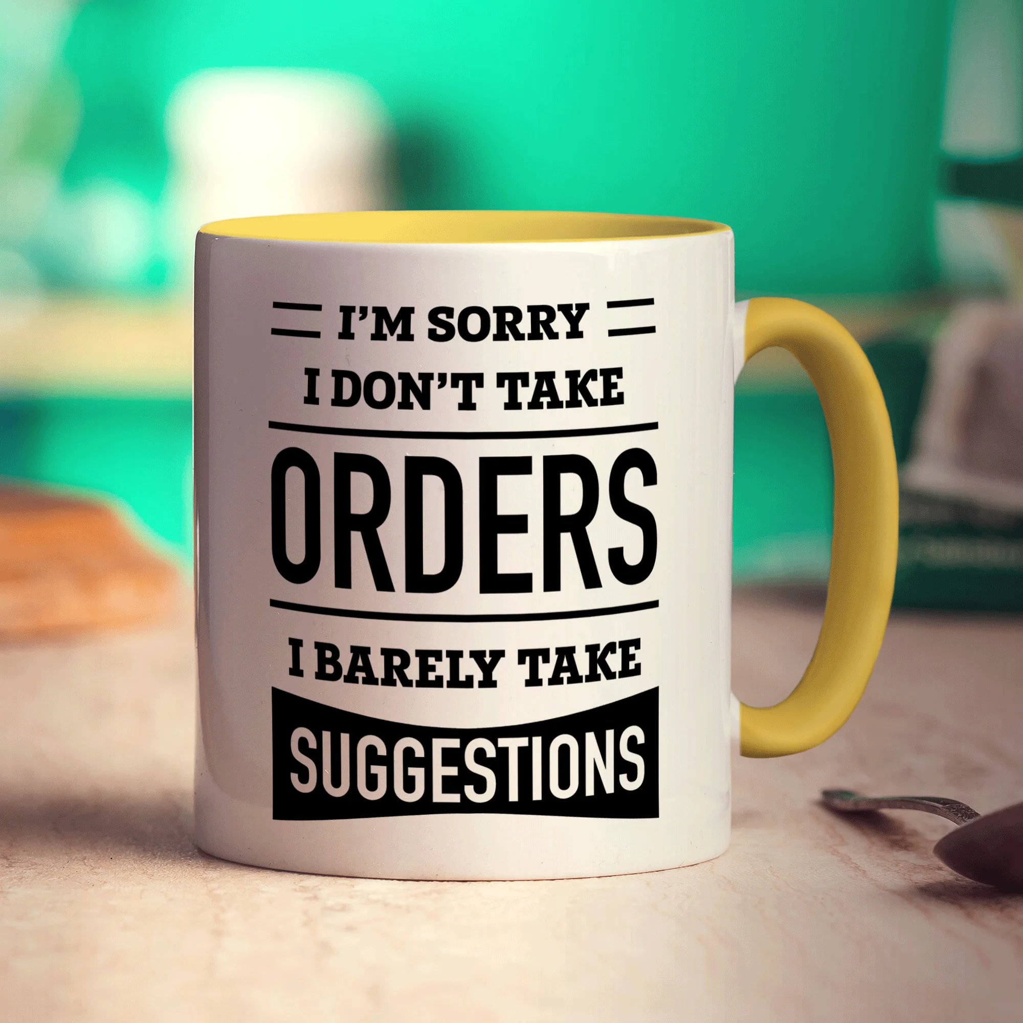 I'm Sorry I Don't Take Orders I Barely Take Suggestions Mug - Image 5
