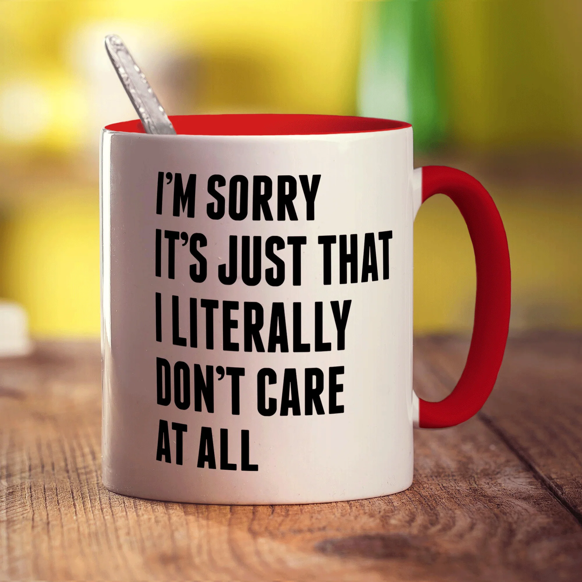 I'm Sorry It's Just That I Literally Don't Care At All Mug - Image 11
