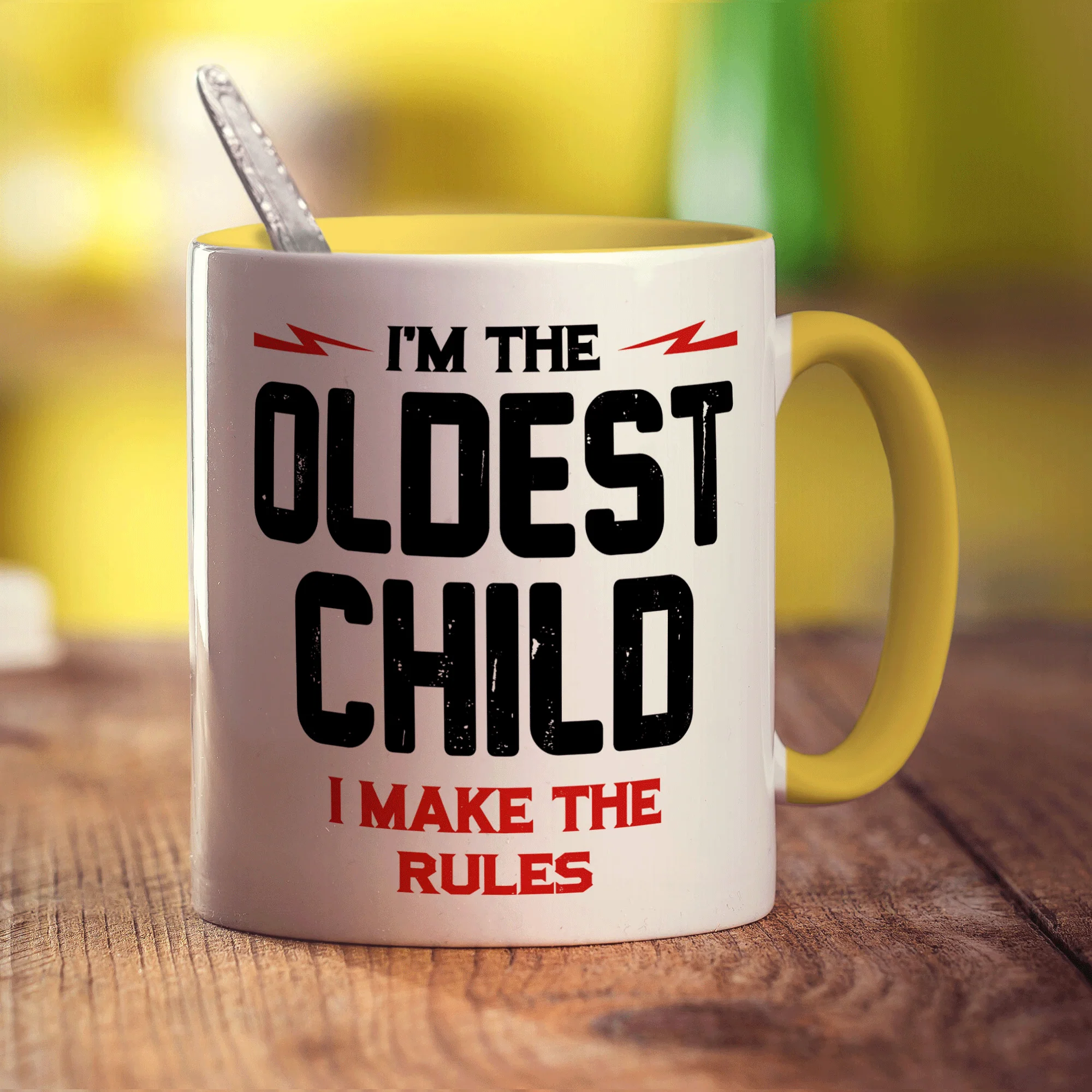 I'm the Oldest Child I Make the Rules Mug - Image 5