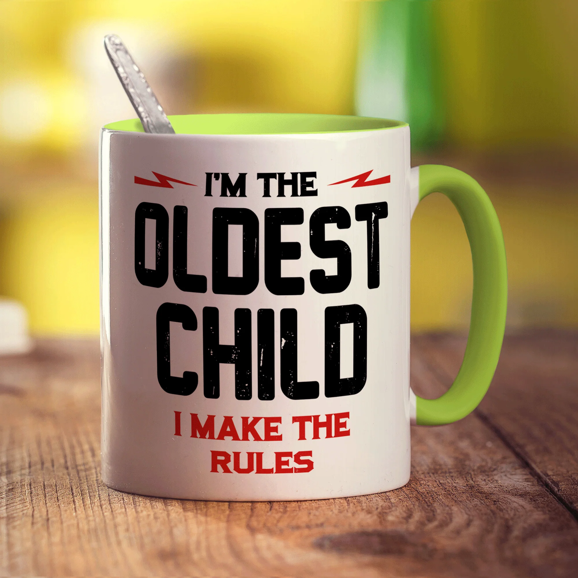 I'm the Oldest Child I Make the Rules Mug - Image 7