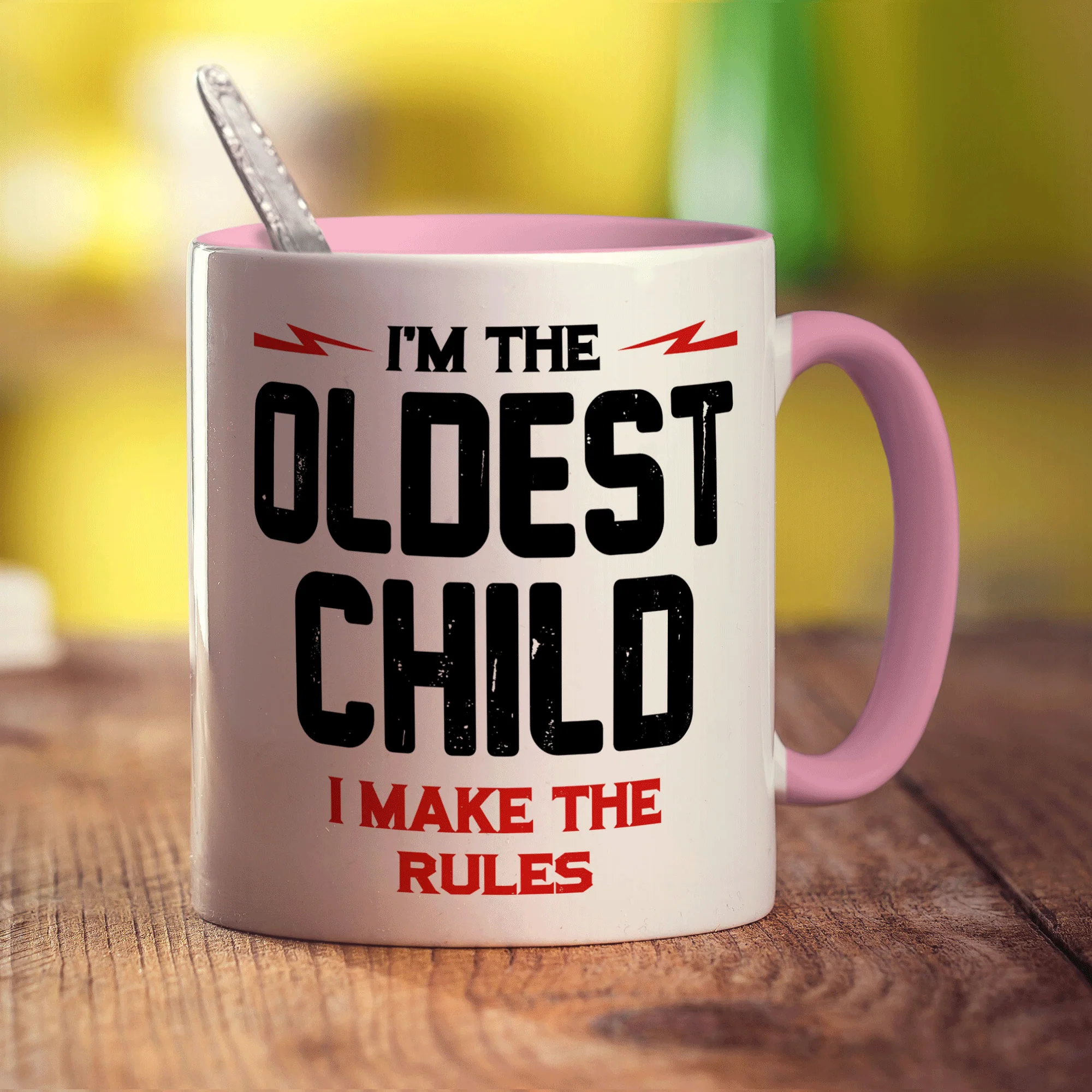 I'm the Oldest Child I Make the Rules Mug - Image 9