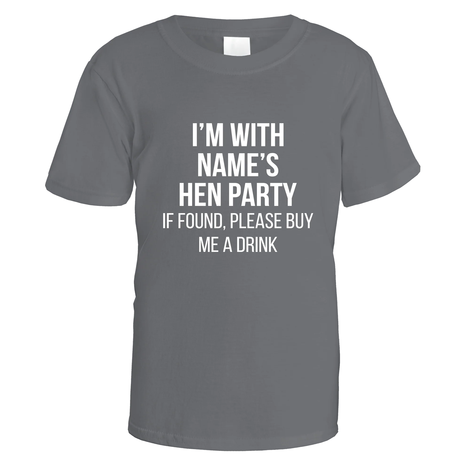 I'm With Name's Hen Party T-Shirt - Image 11