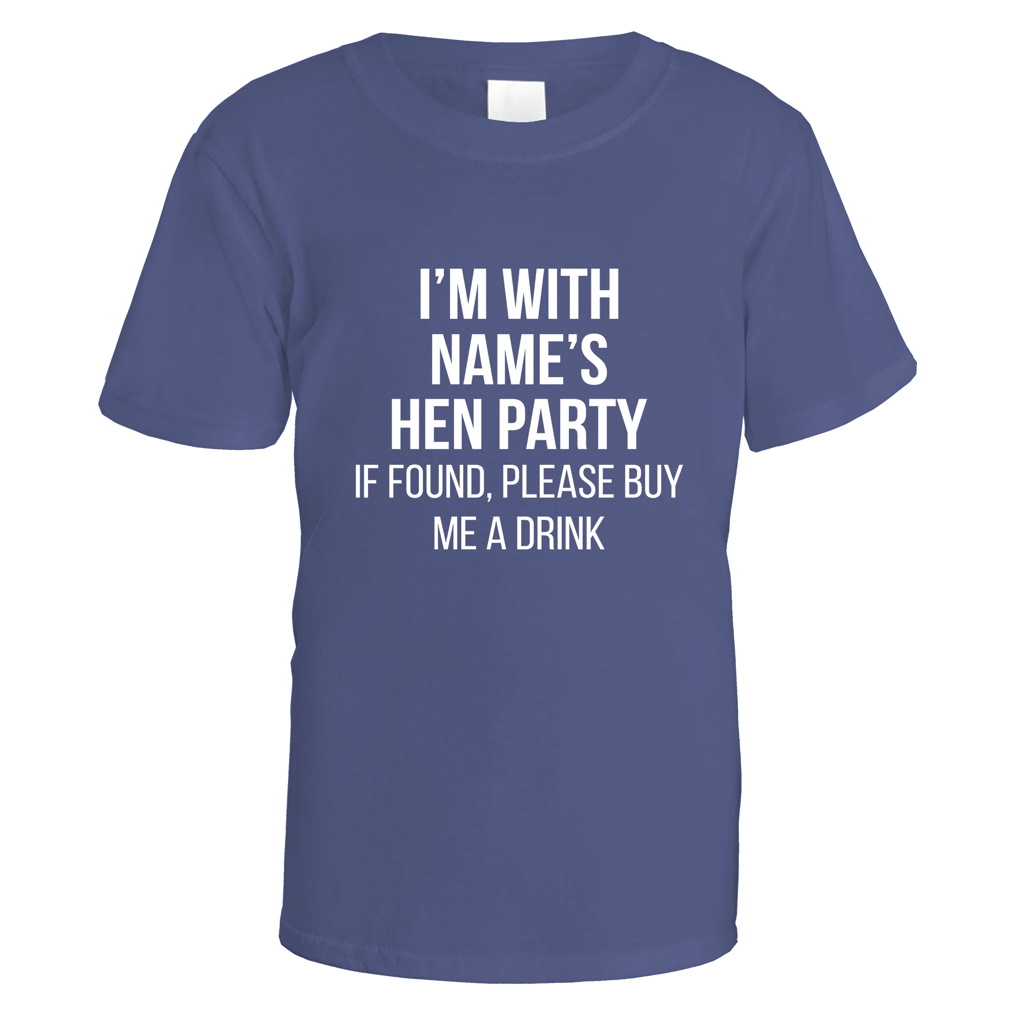 I'm With Name's Hen Party T-Shirt - Image 14