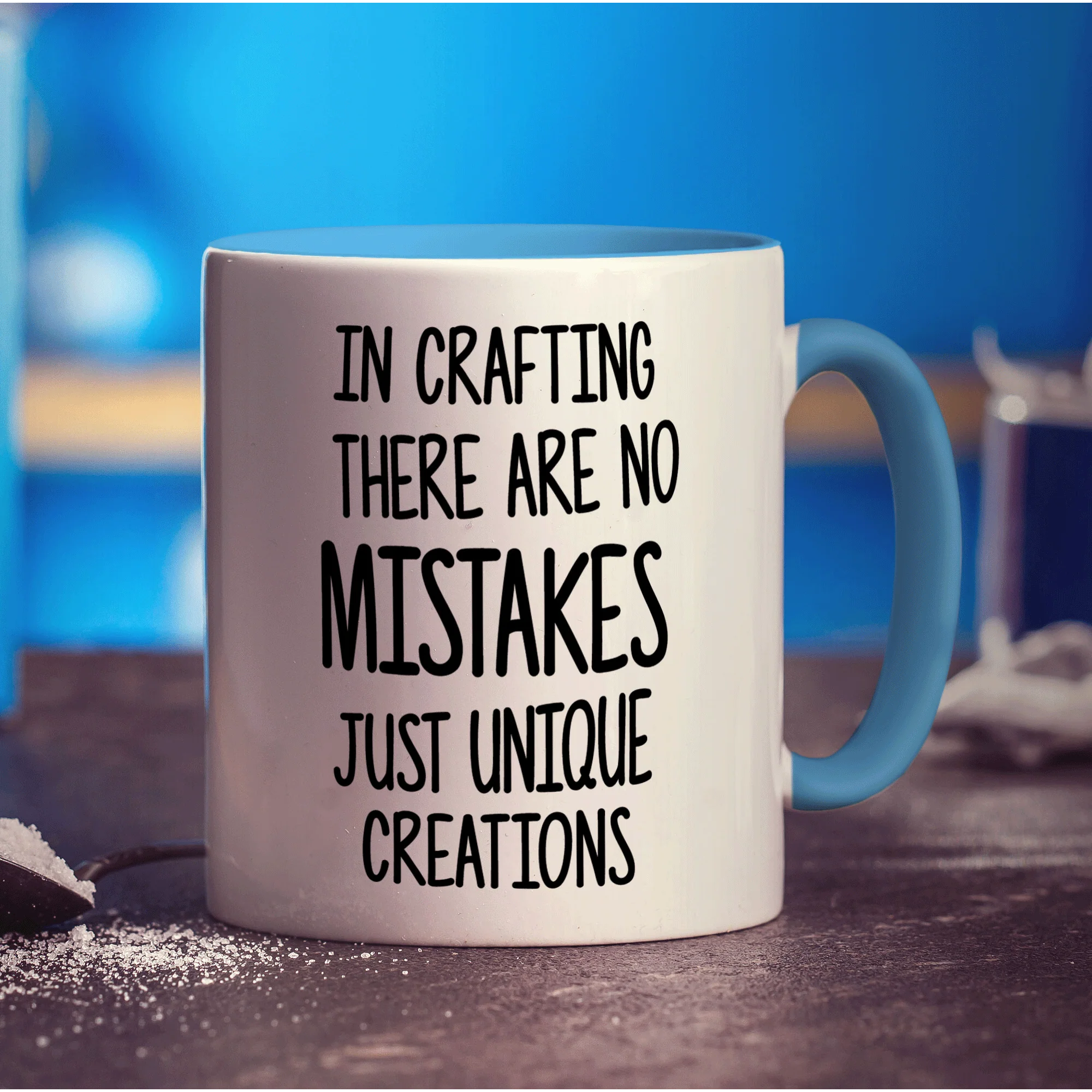 In Crafting There Are No Mistakes Just Unique Creations Mug - Image 8
