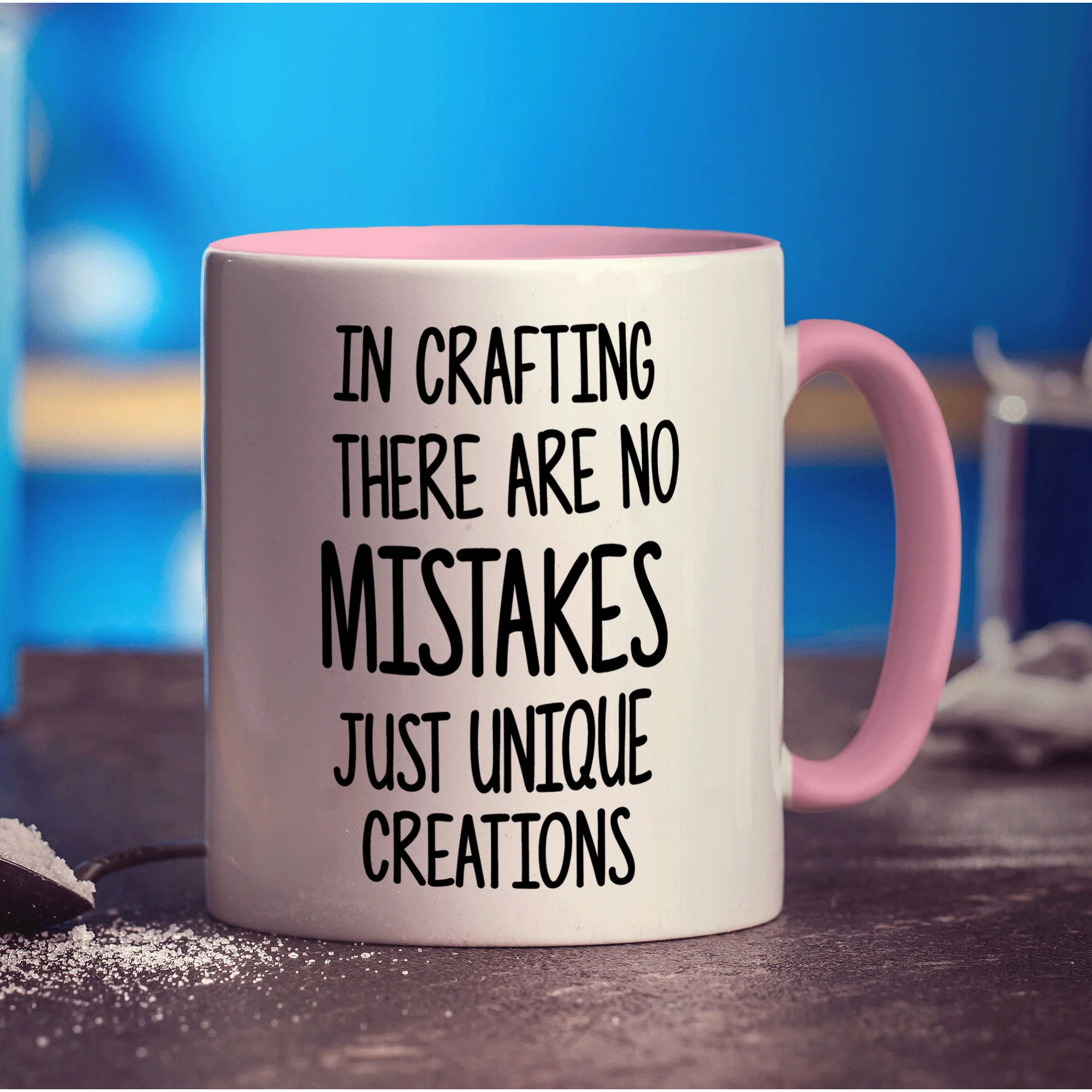 In Crafting There Are No Mistakes Just Unique Creations Mug - Image 9