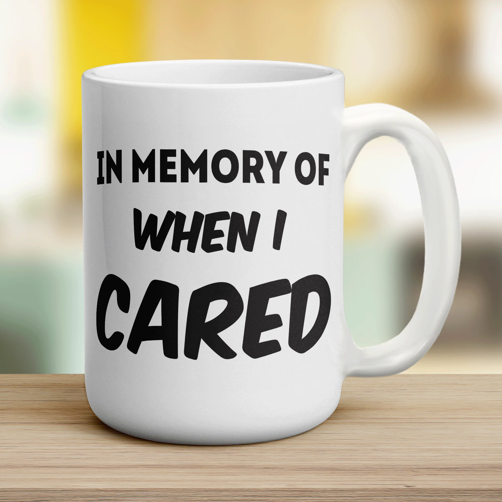 In Memory of When I Cared Mug - Image 12