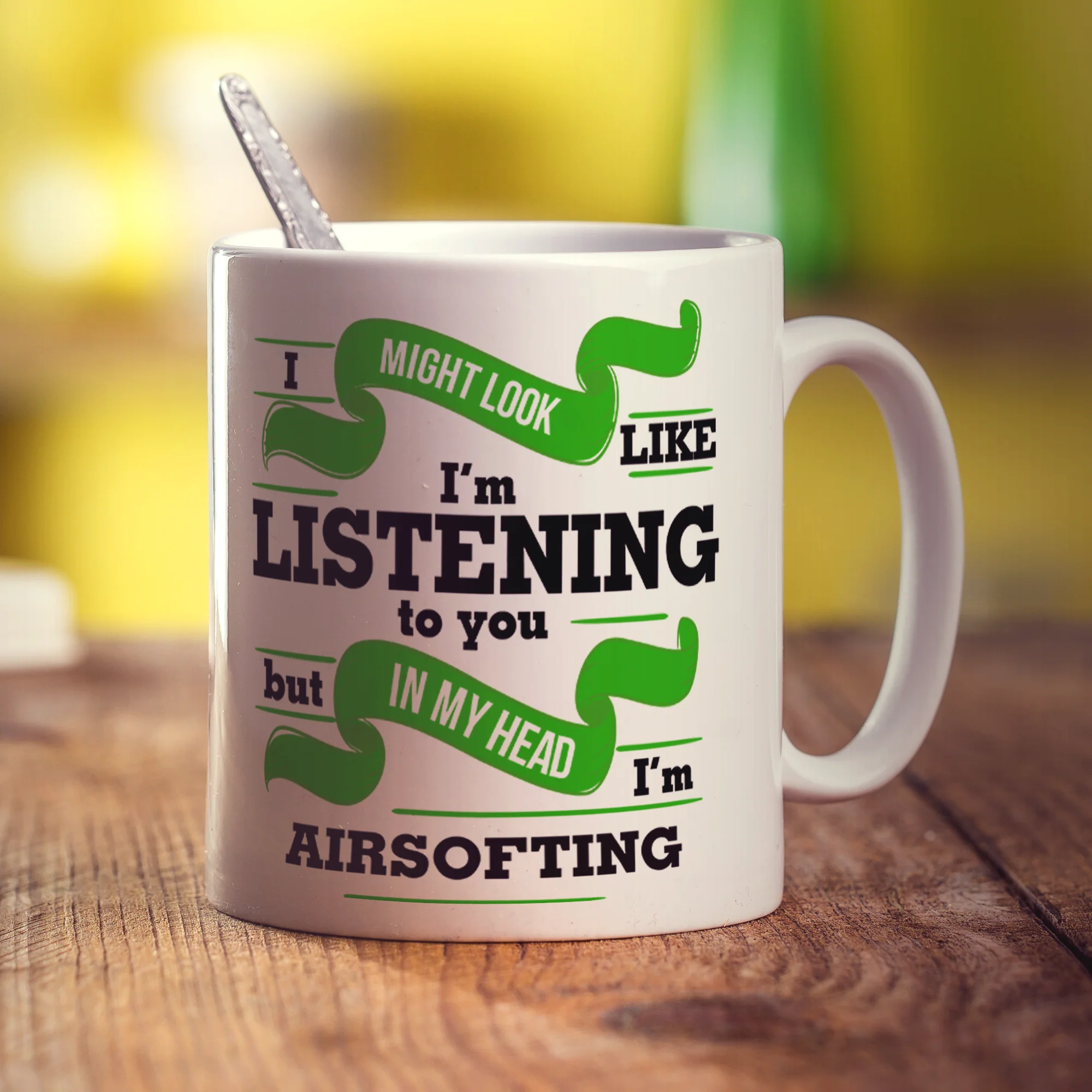 In My Head I'm Airsofting Mug