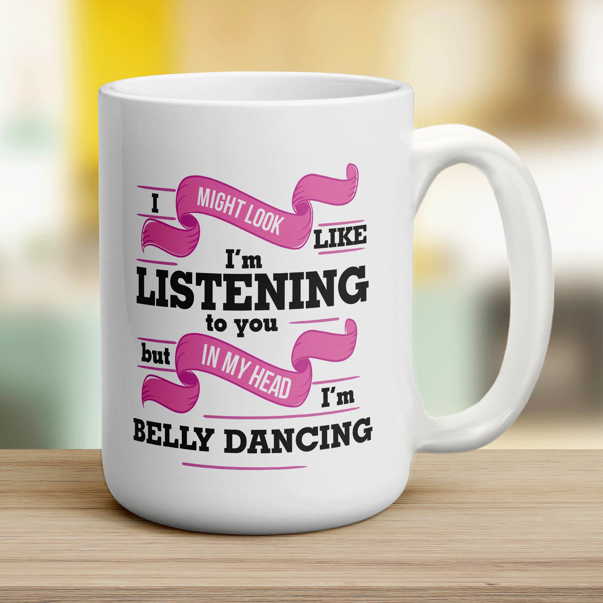In My Head I'm Belly Dancing Mug - Image 10