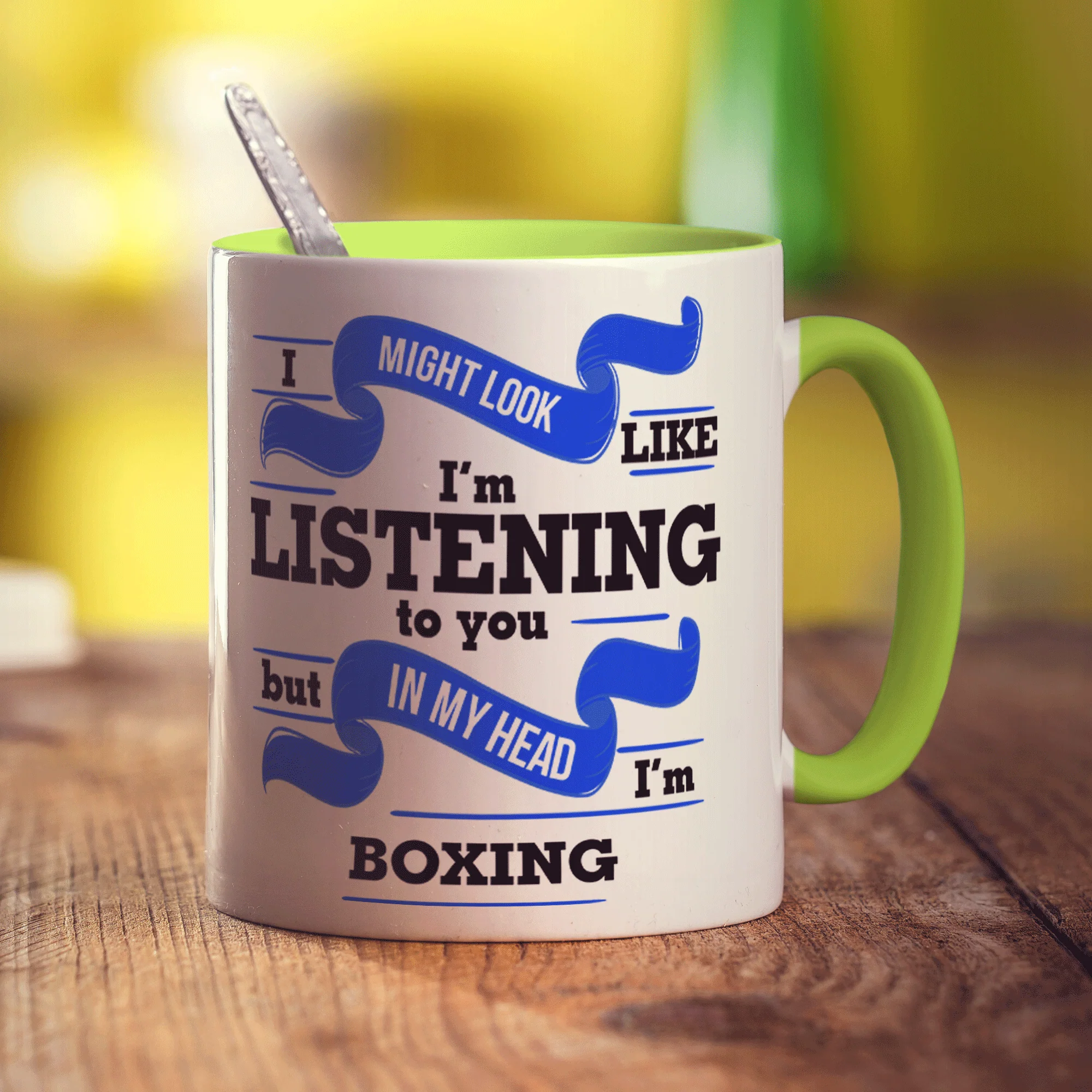 In My Head I'm Boxing Mug - Image 5