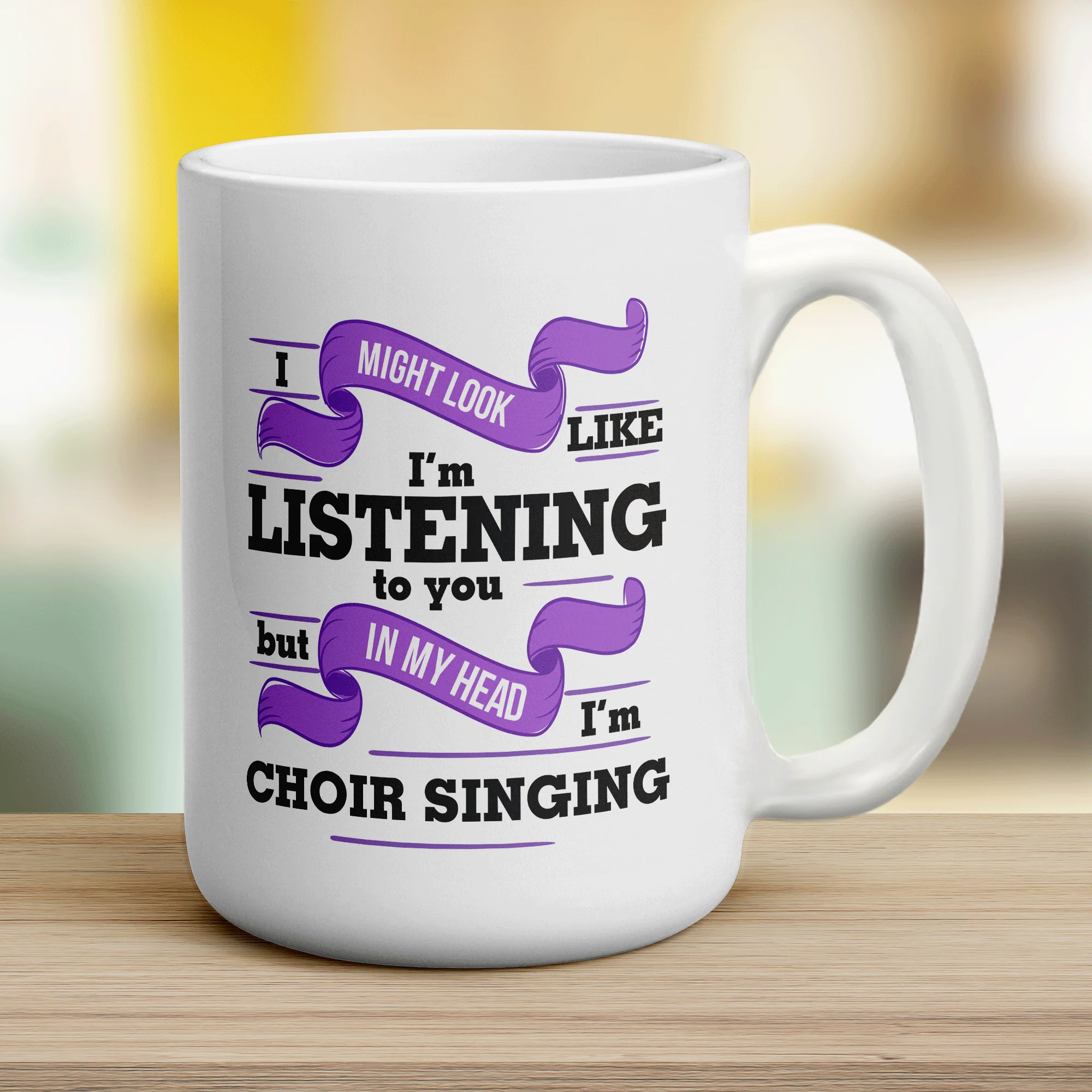 In My Head I'm Choir Singing Mug - Image 10