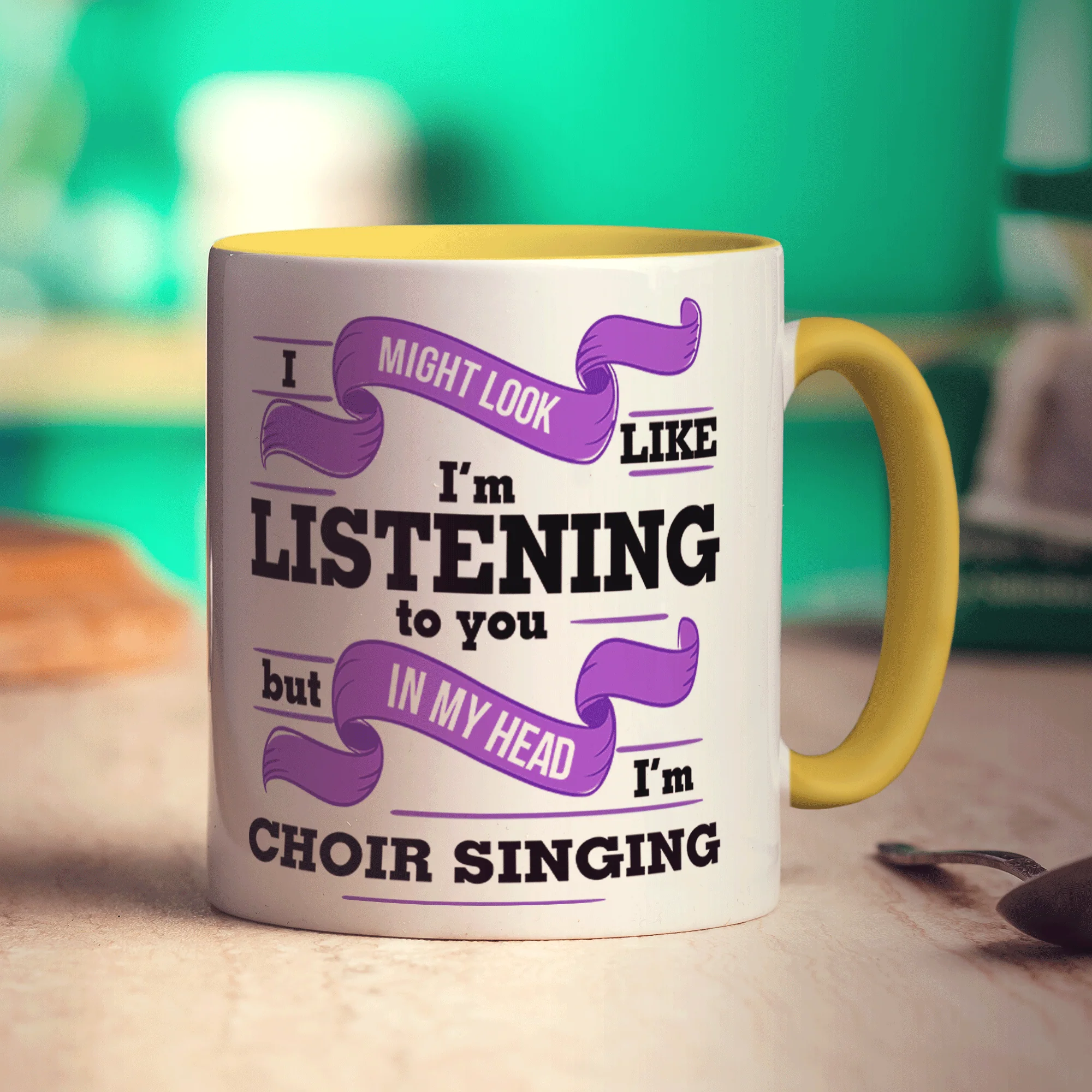 In My Head I'm Choir Singing Mug - Image 3